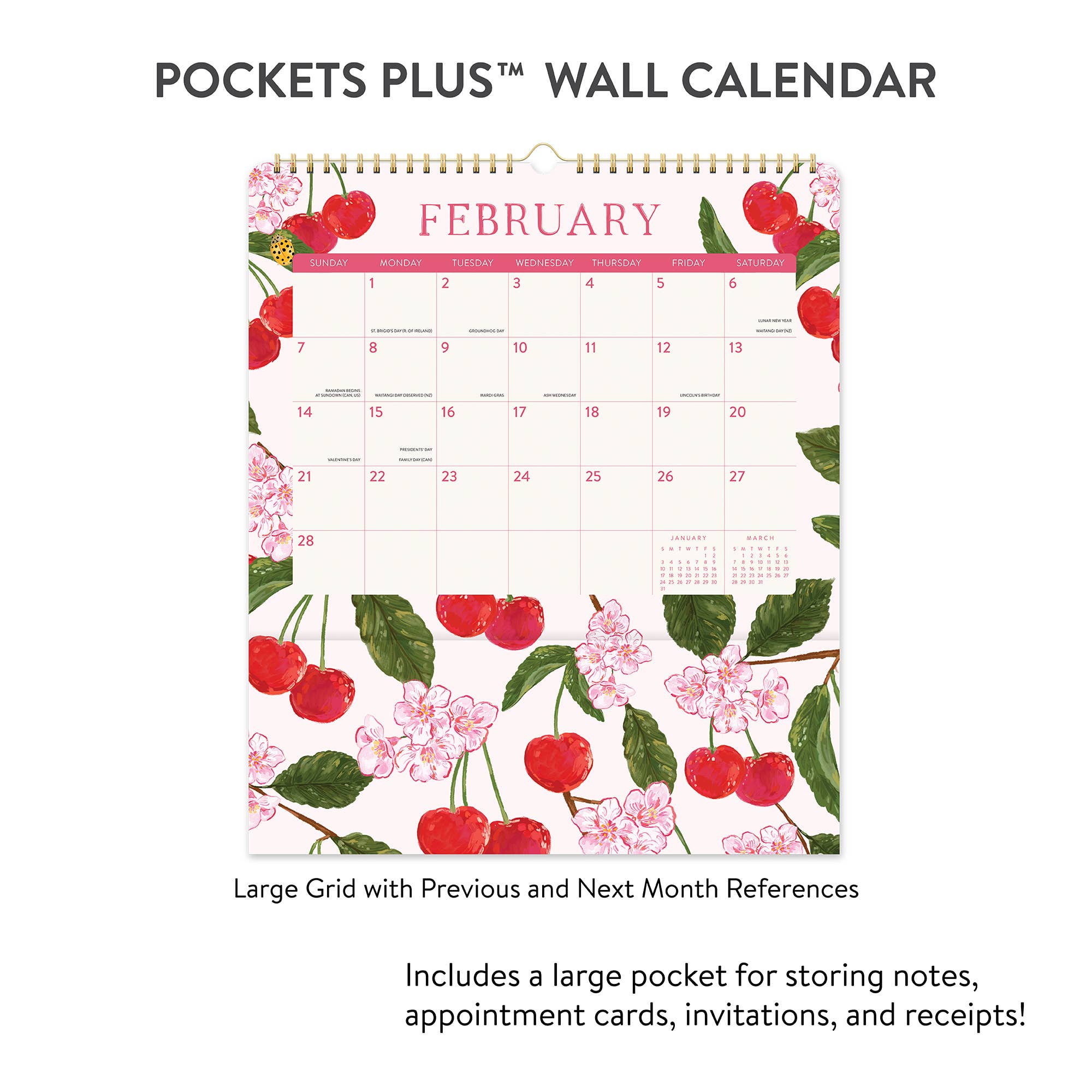 2027 Fruit & Flora Pockets Plus™ Wall Calendar