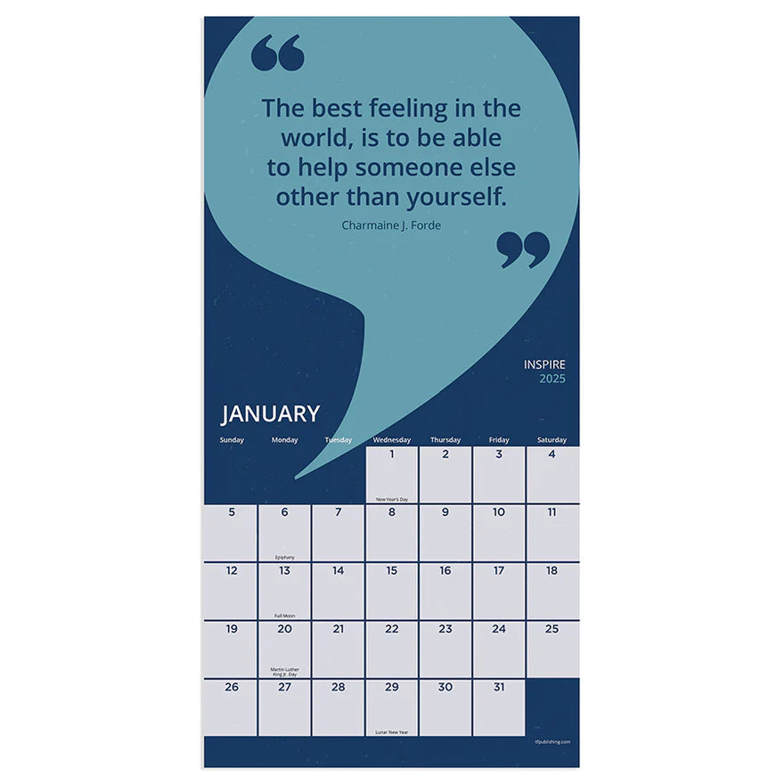 2025 Inspire - Mini Wall Calendar