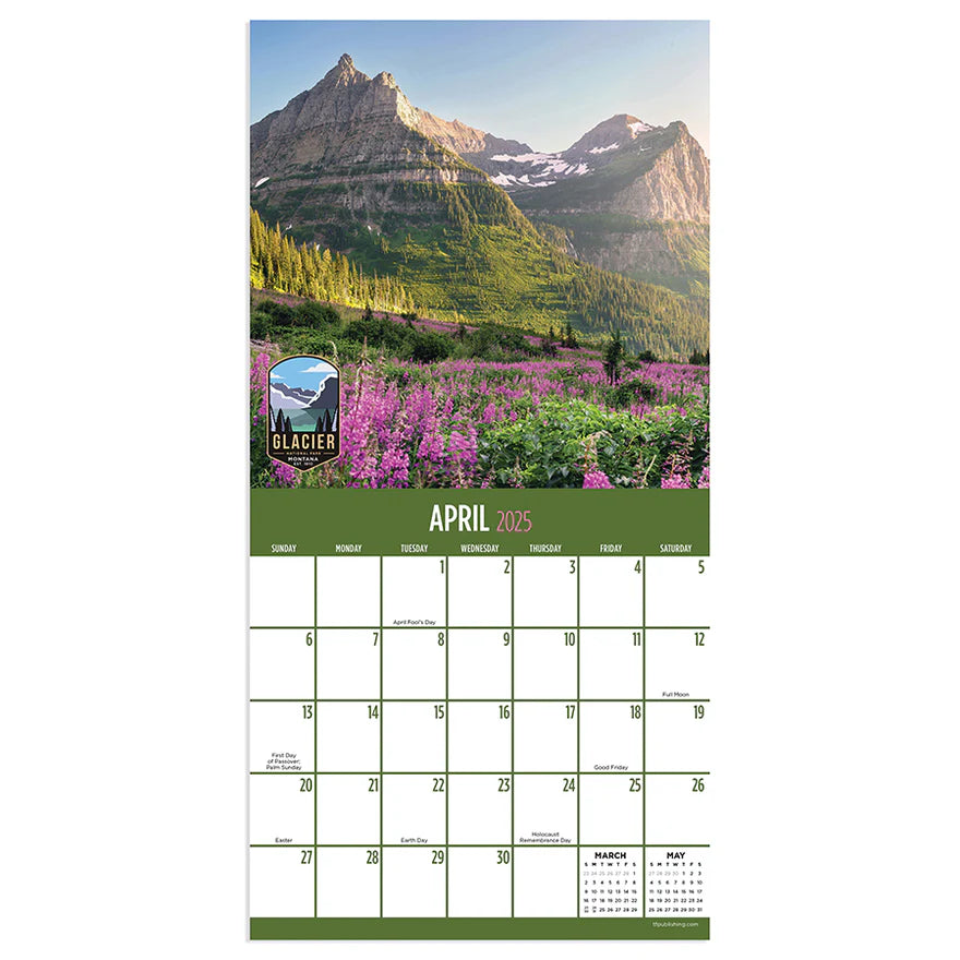 2025 National Parks - Mini Wall Calendar