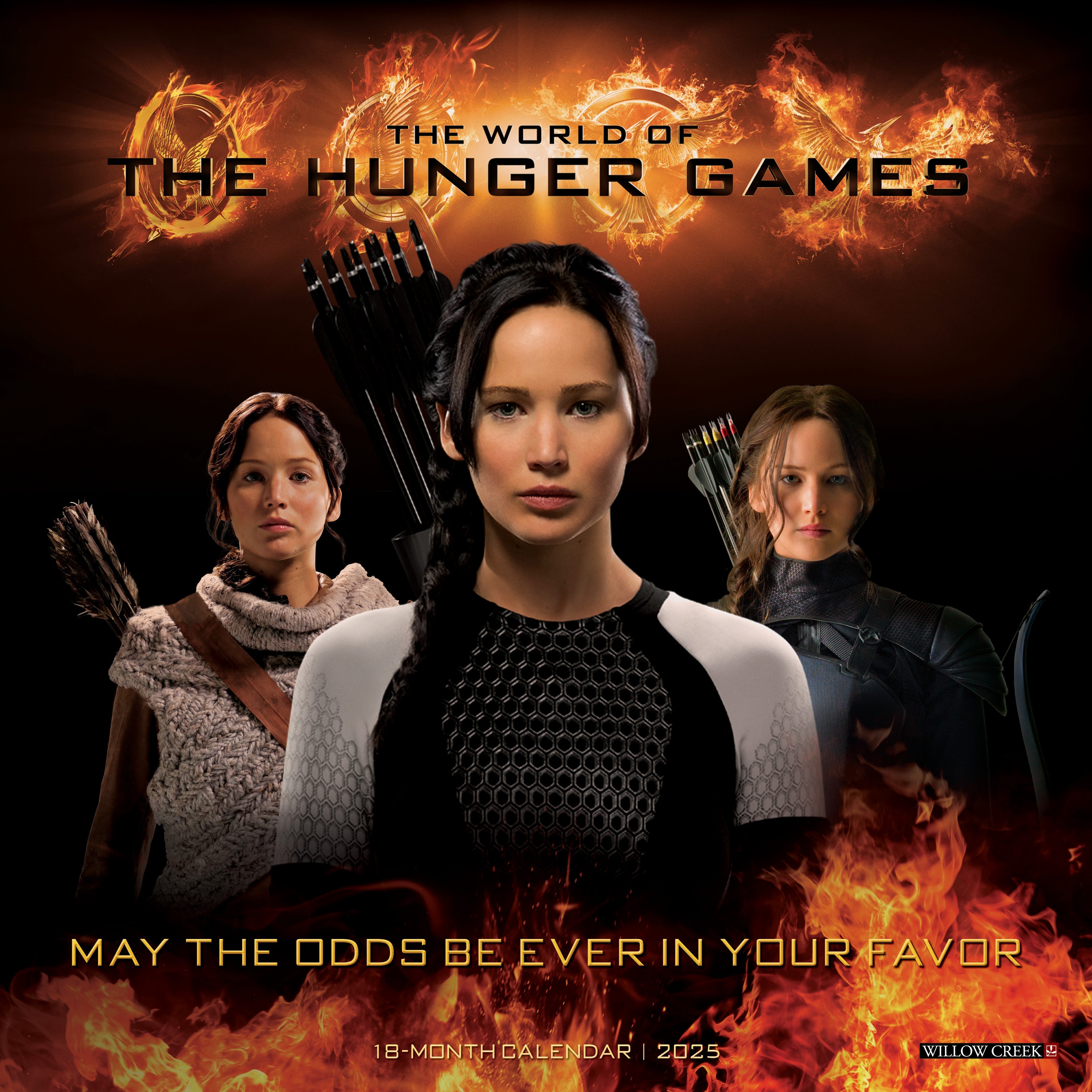 2025 The World Of Hunger Games (w/foil) - Square Wall Calendar