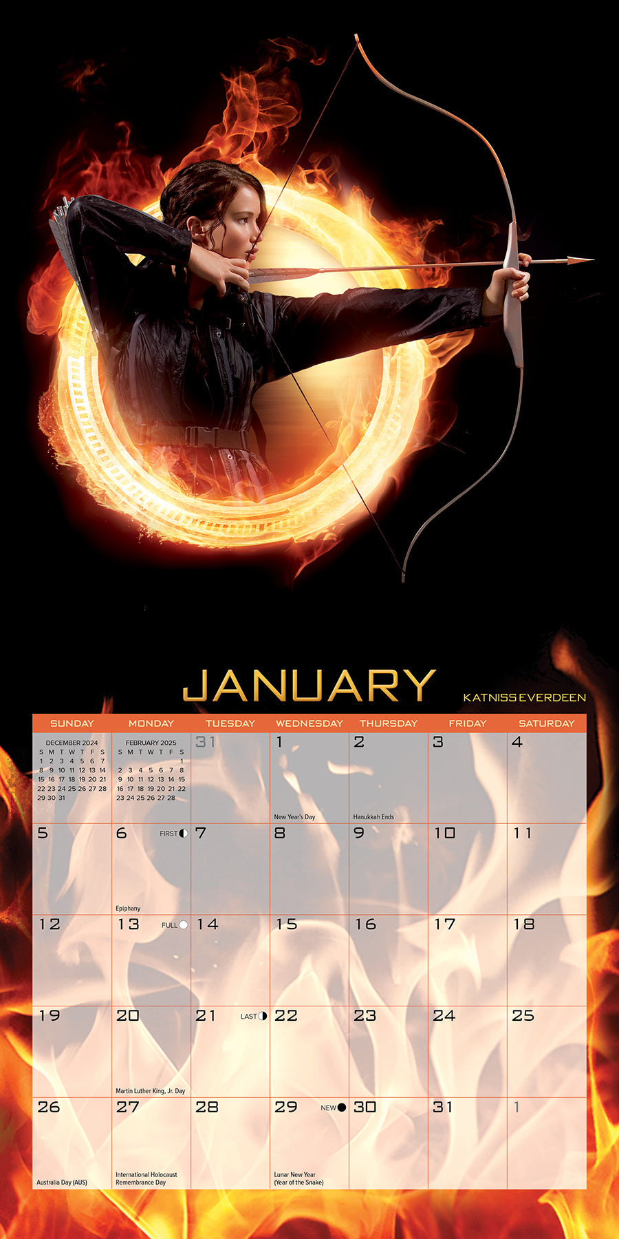 2025 Hunger Games - Mini Wall Calendar