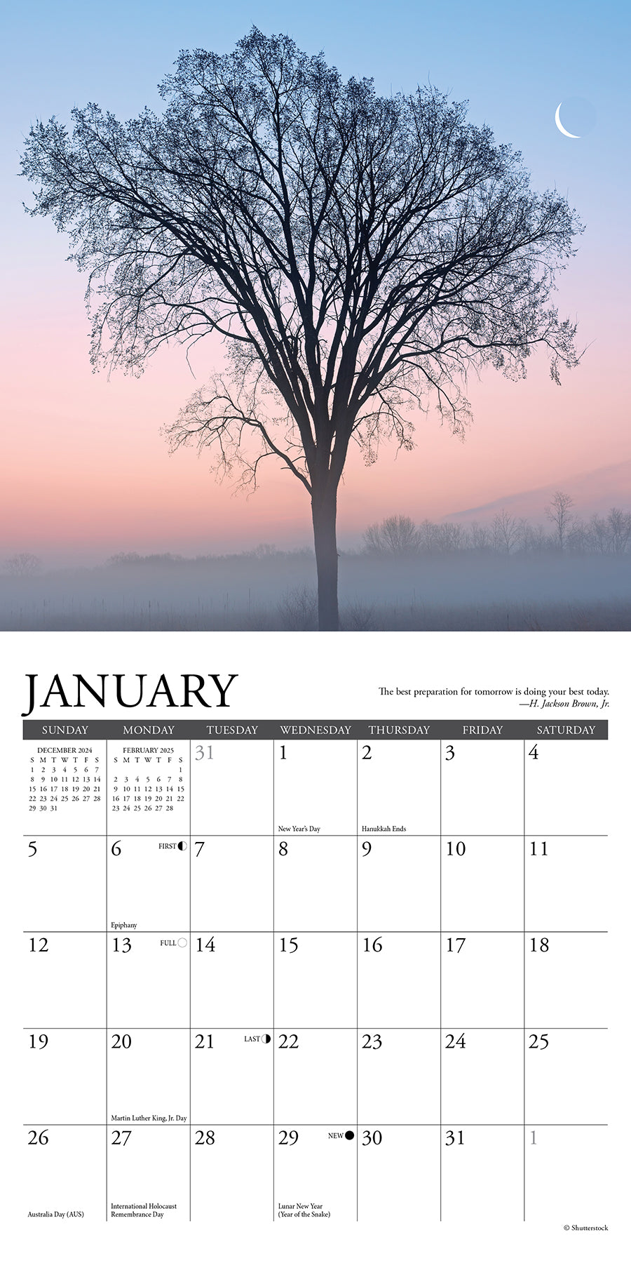 2025 Inspirations - Mini Wall Calendar