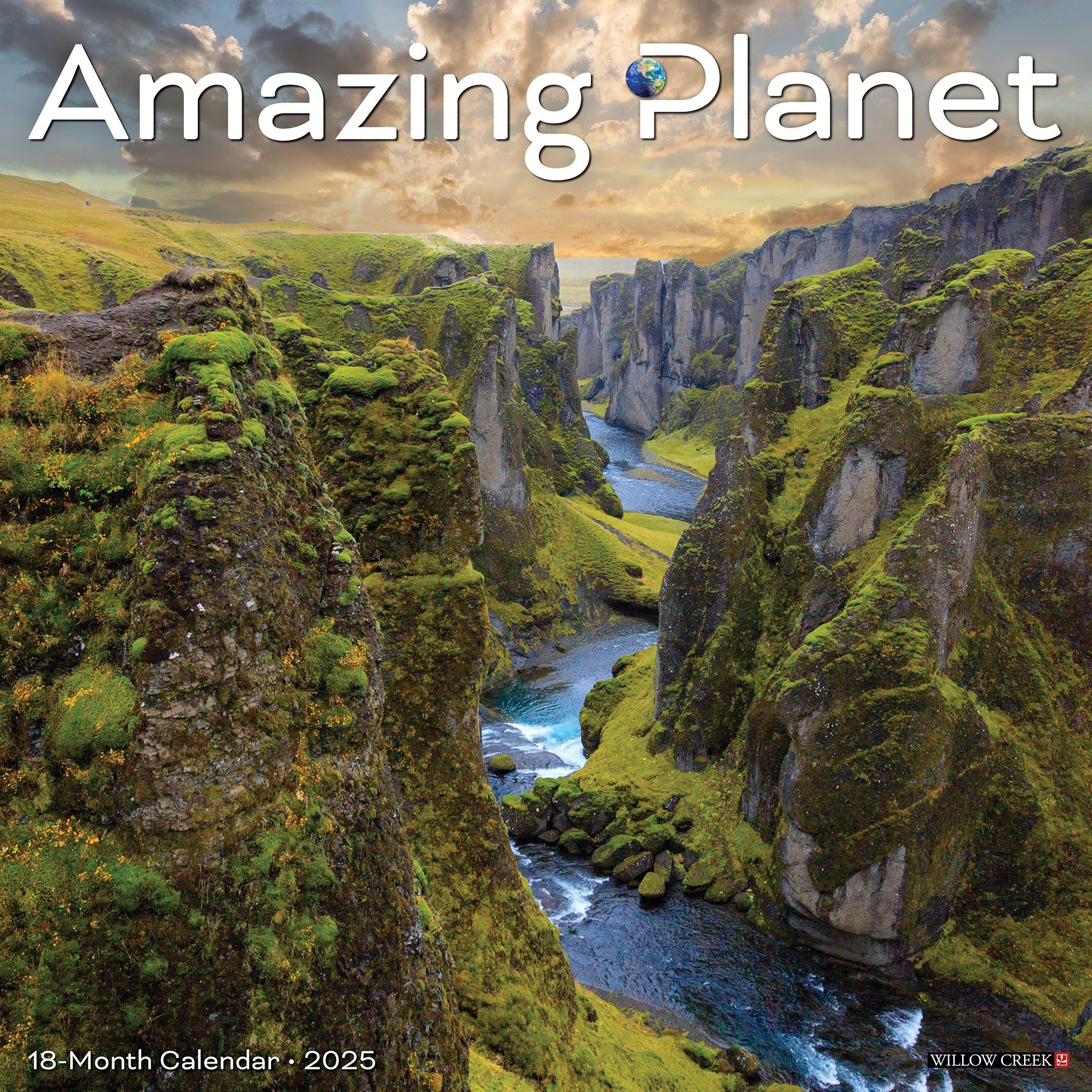 2025 Amazing Planet - Square Wall Calendar