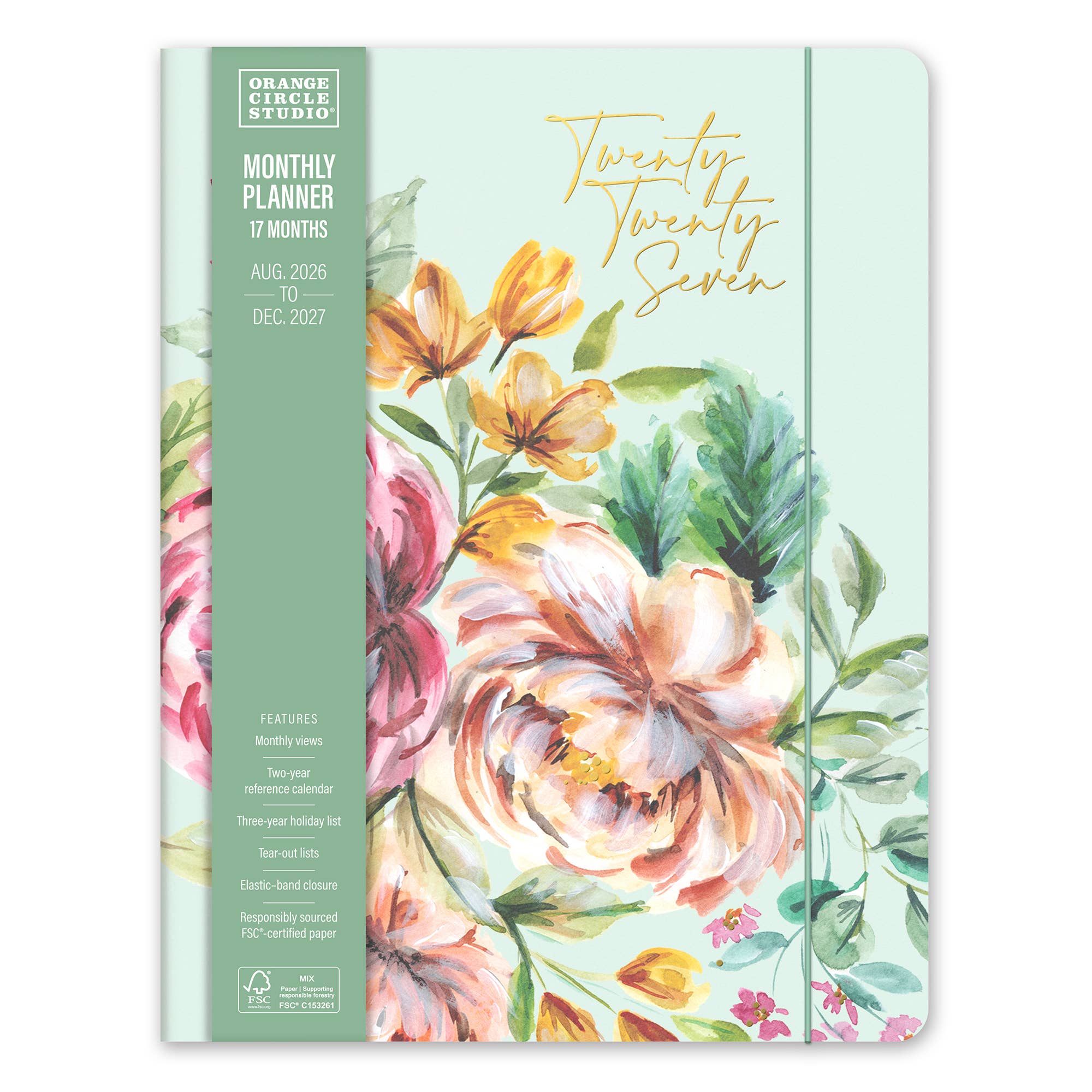 2027 Bella Flora Just Right Monthly Planner