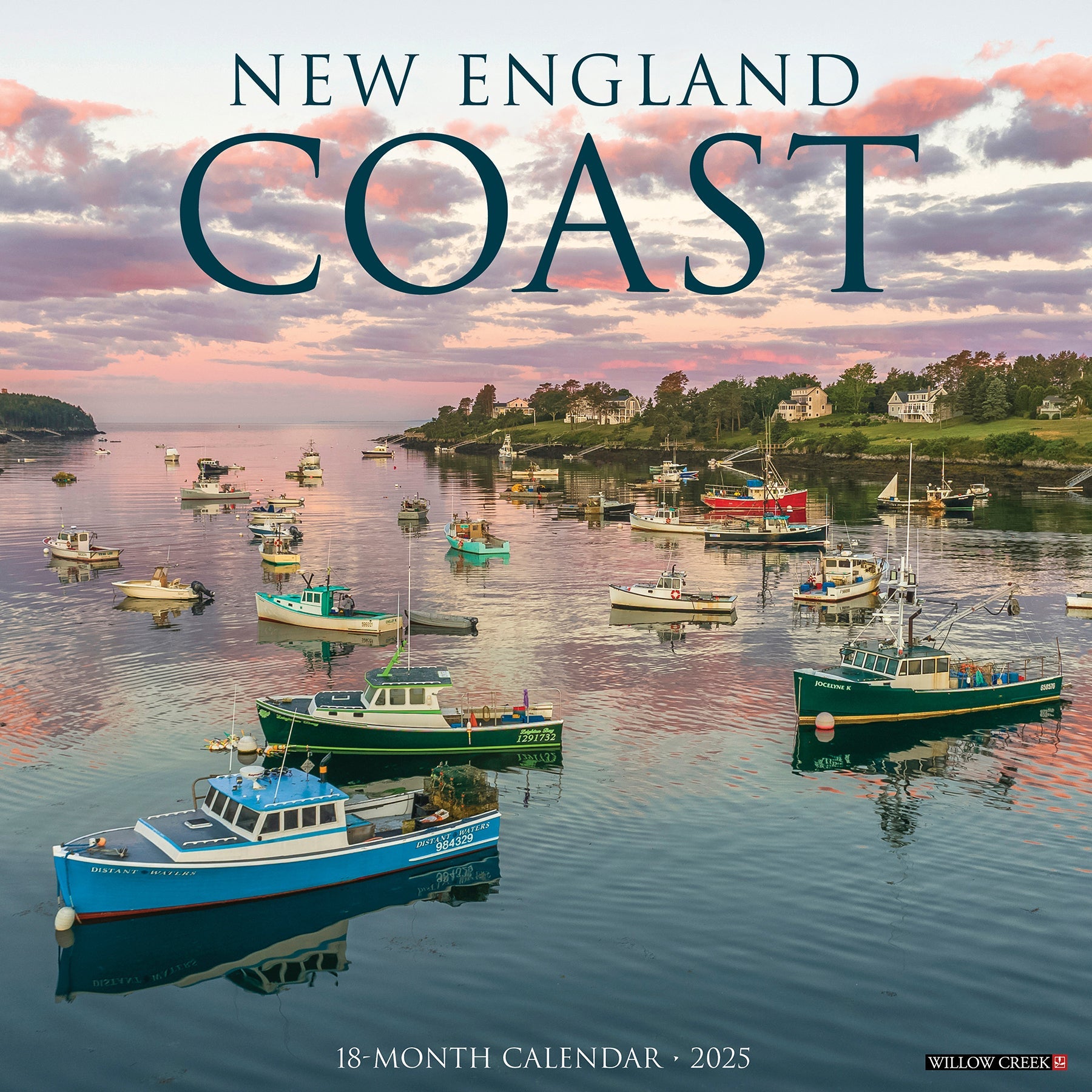 2025 New England Coast - Square Wall Calendar