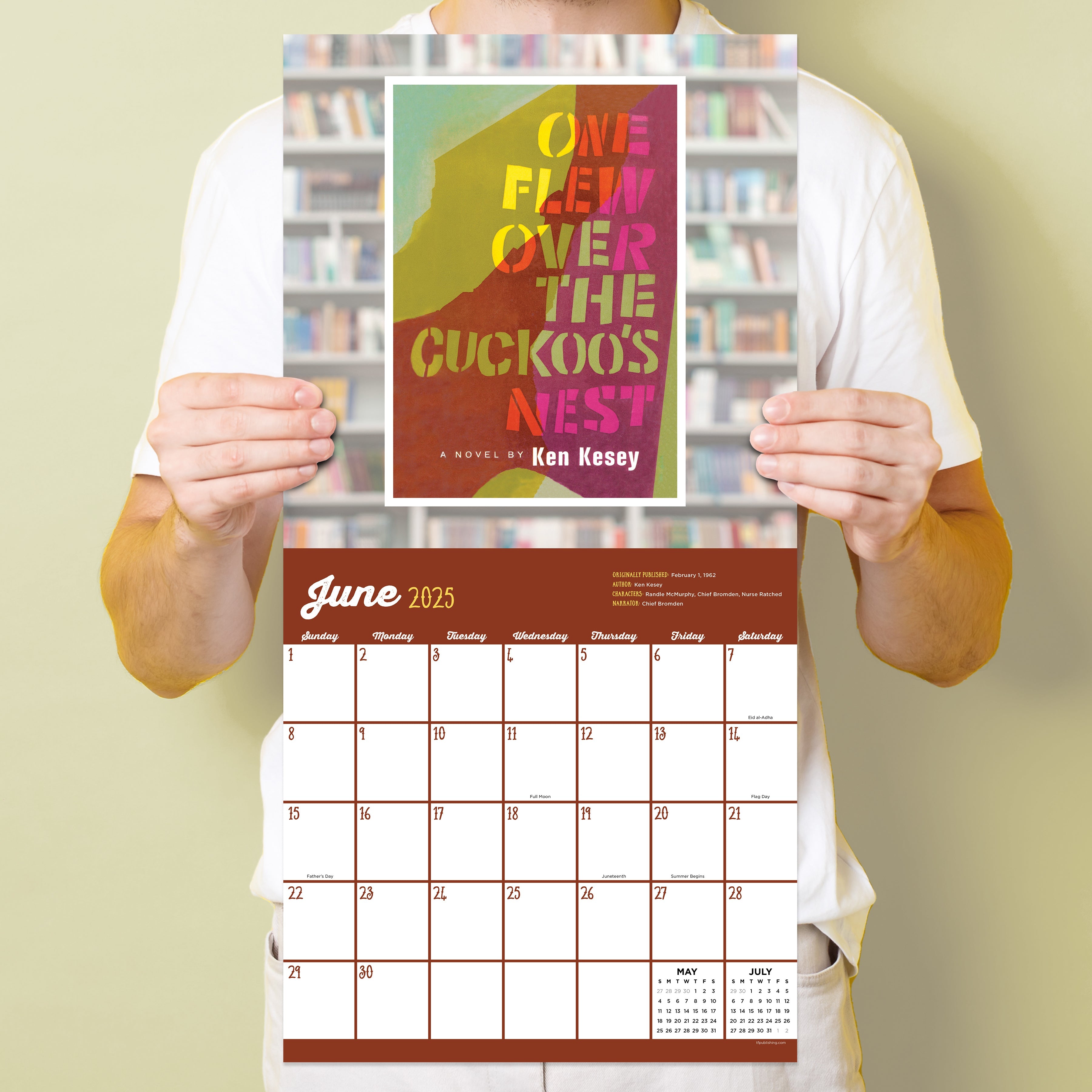 2025 Banned Book Club - Square Wall Calendar