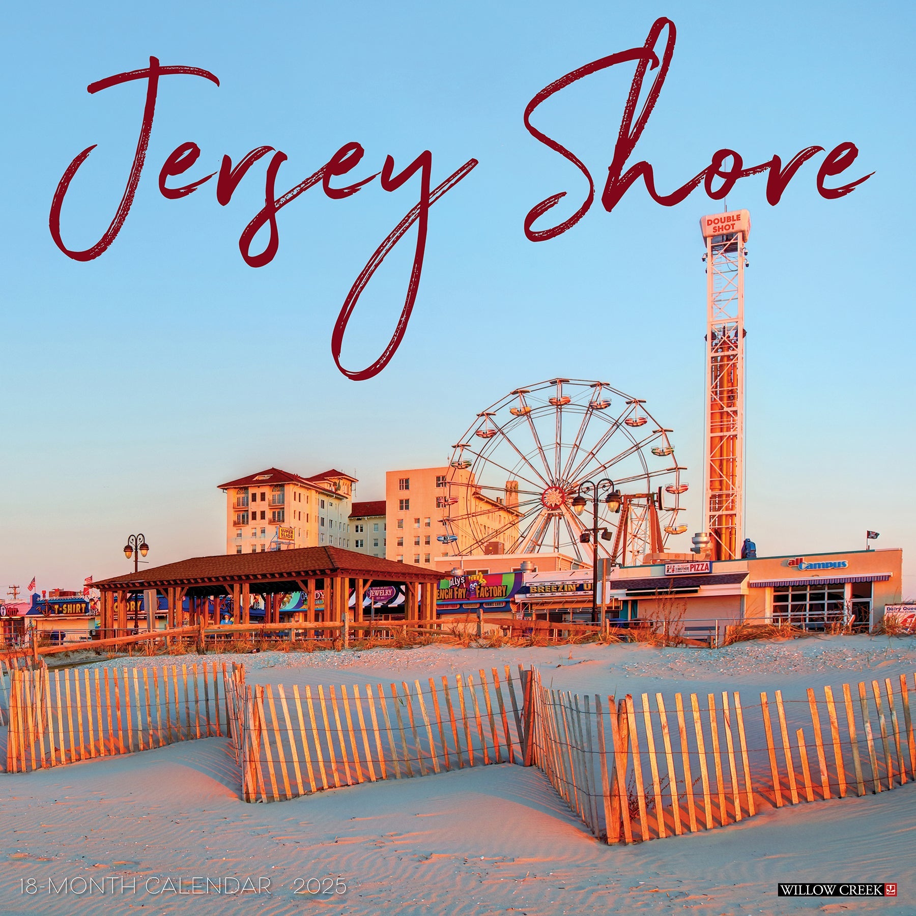 2025 Jersey Shore - Square Wall Calendar