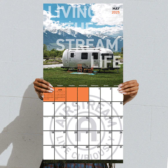 2025 Airstream: Live Riveted - Square Wall Calendar