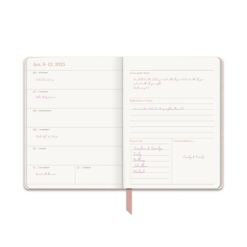 2025 Wonderfully Made - Weekly Pocket Diary/Planner by Orange Circle Studio