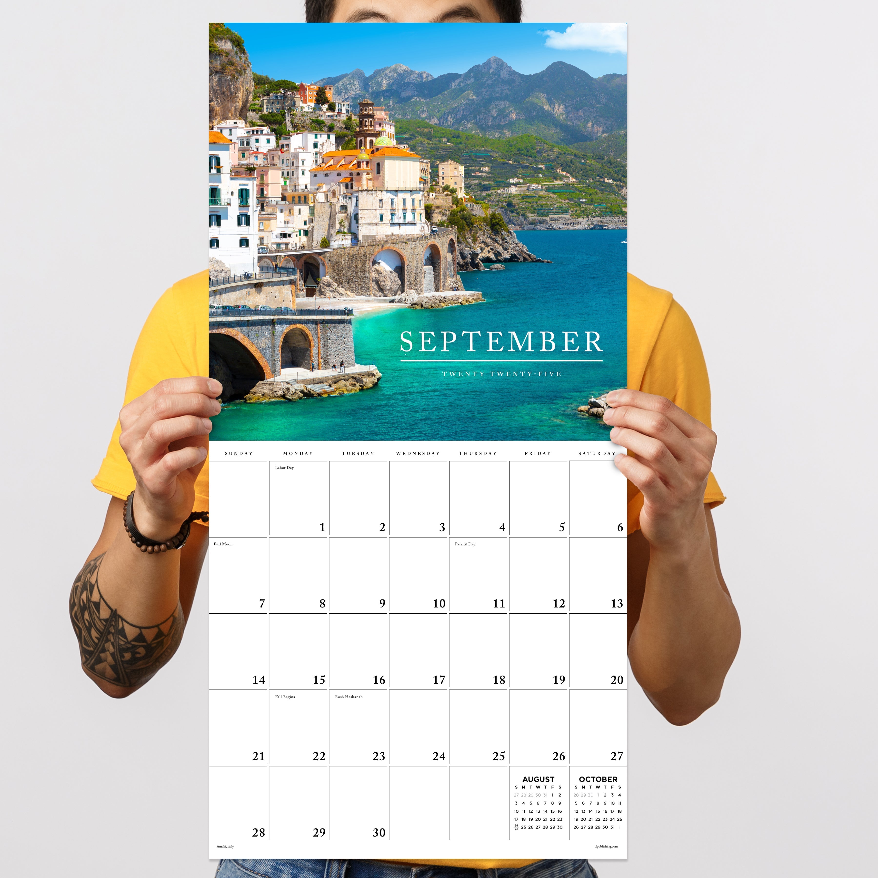 2025 World Travel - Square Wall Calendar