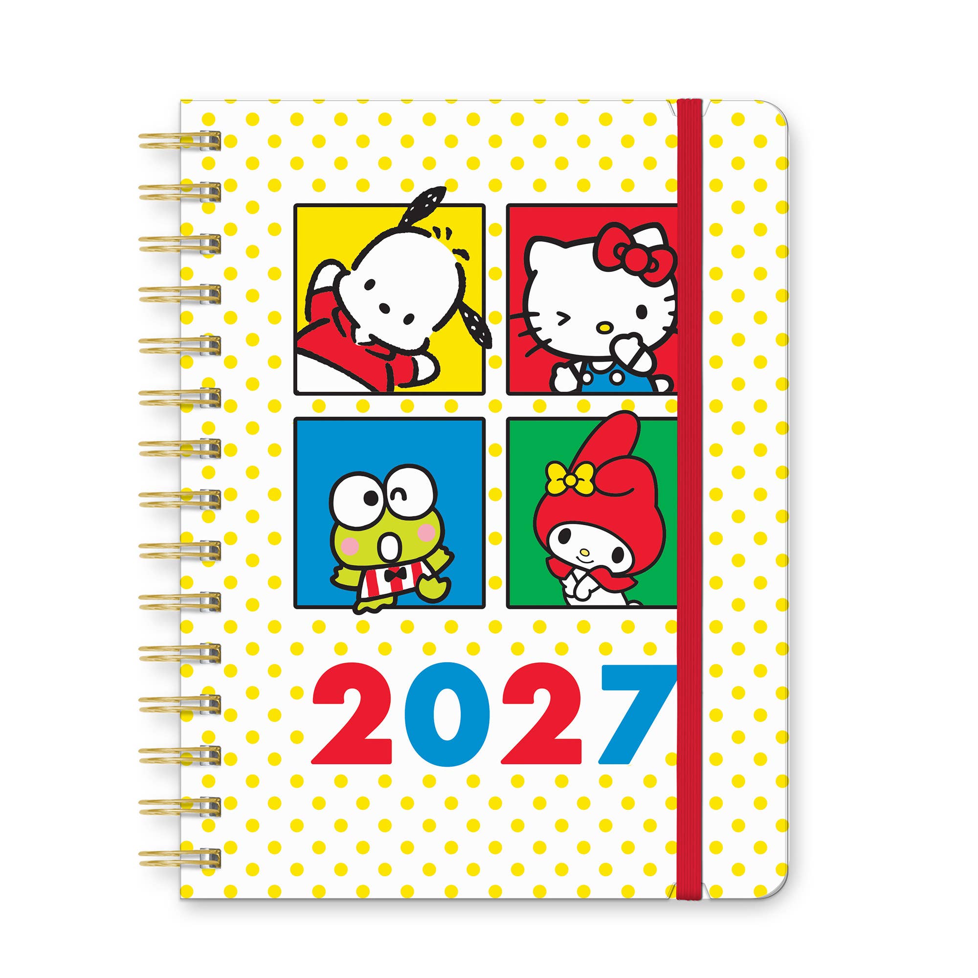 2027 Hello Kitty and Friends Retro Deluxe Compact Flexi Planner