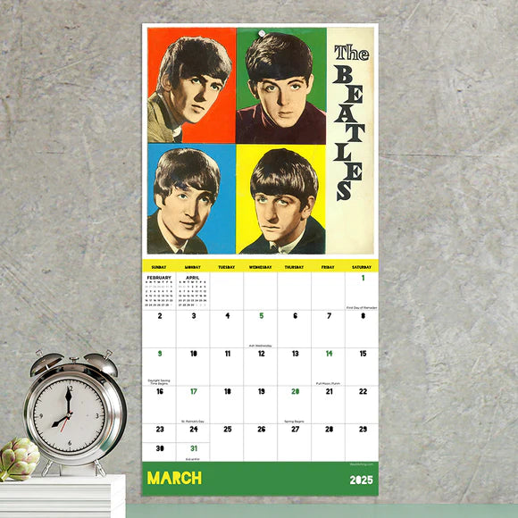 2025 The Beatles - Mini Wall Calendar