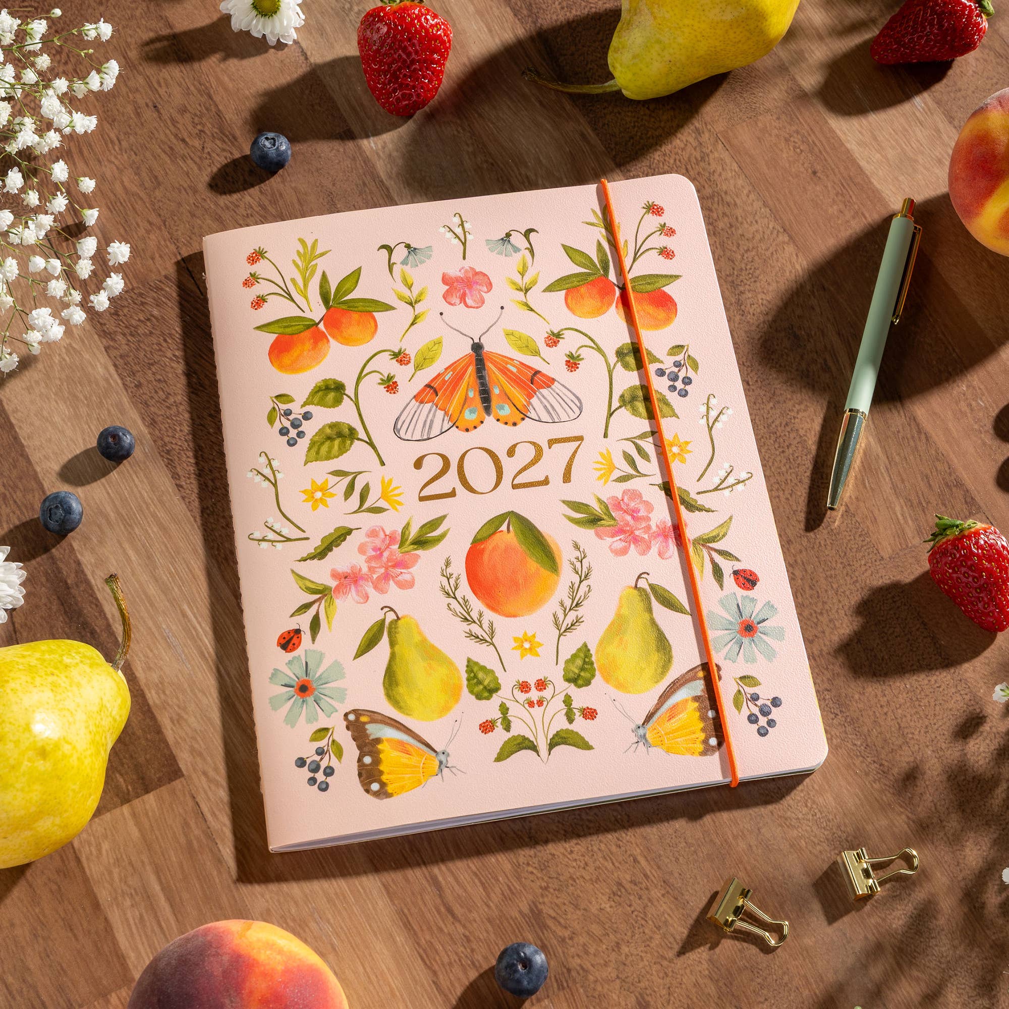 2027 Fruit & Flora Just Right Monthly Planner