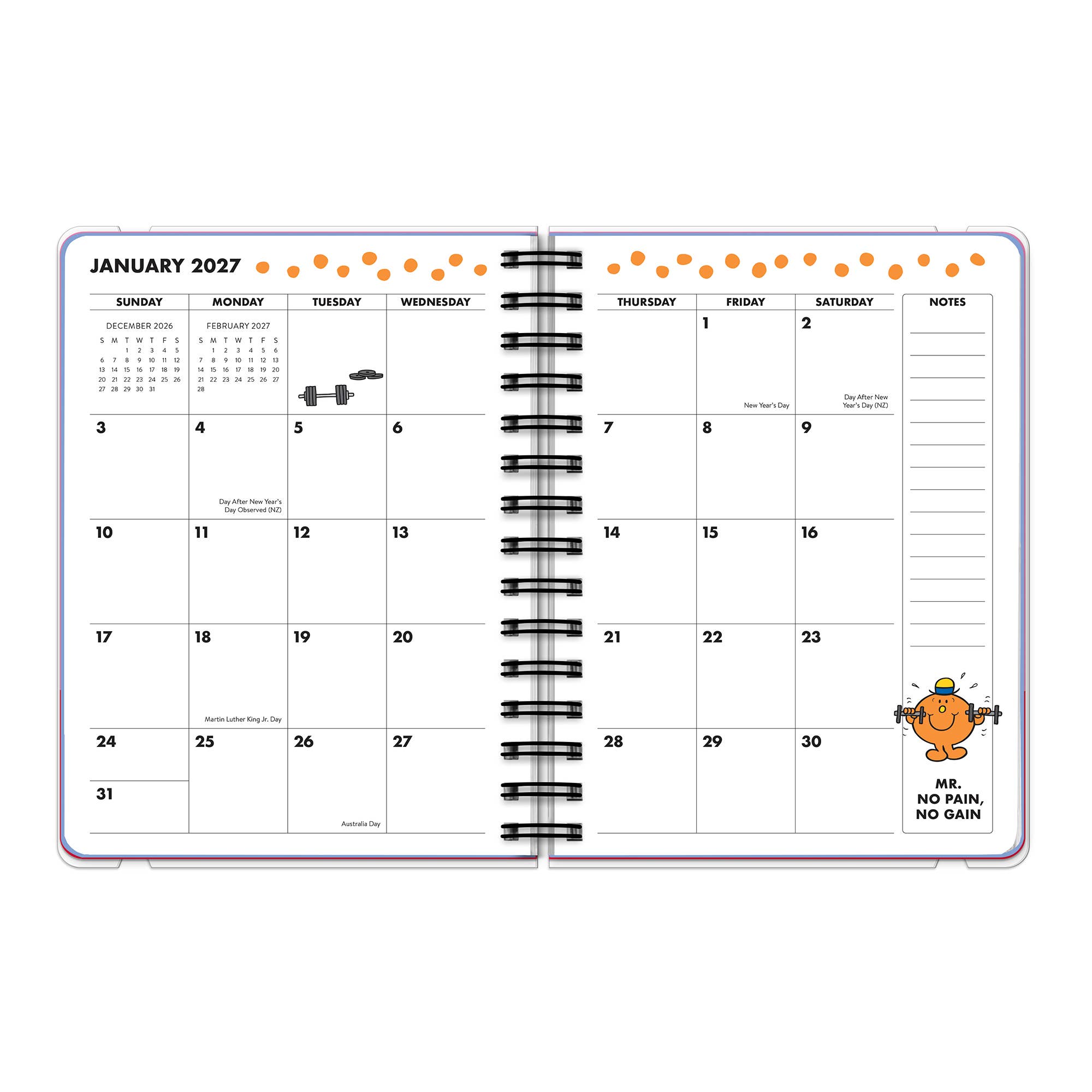 2027 Little Miss Boss Lady Deluxe Compact Flexi Planner