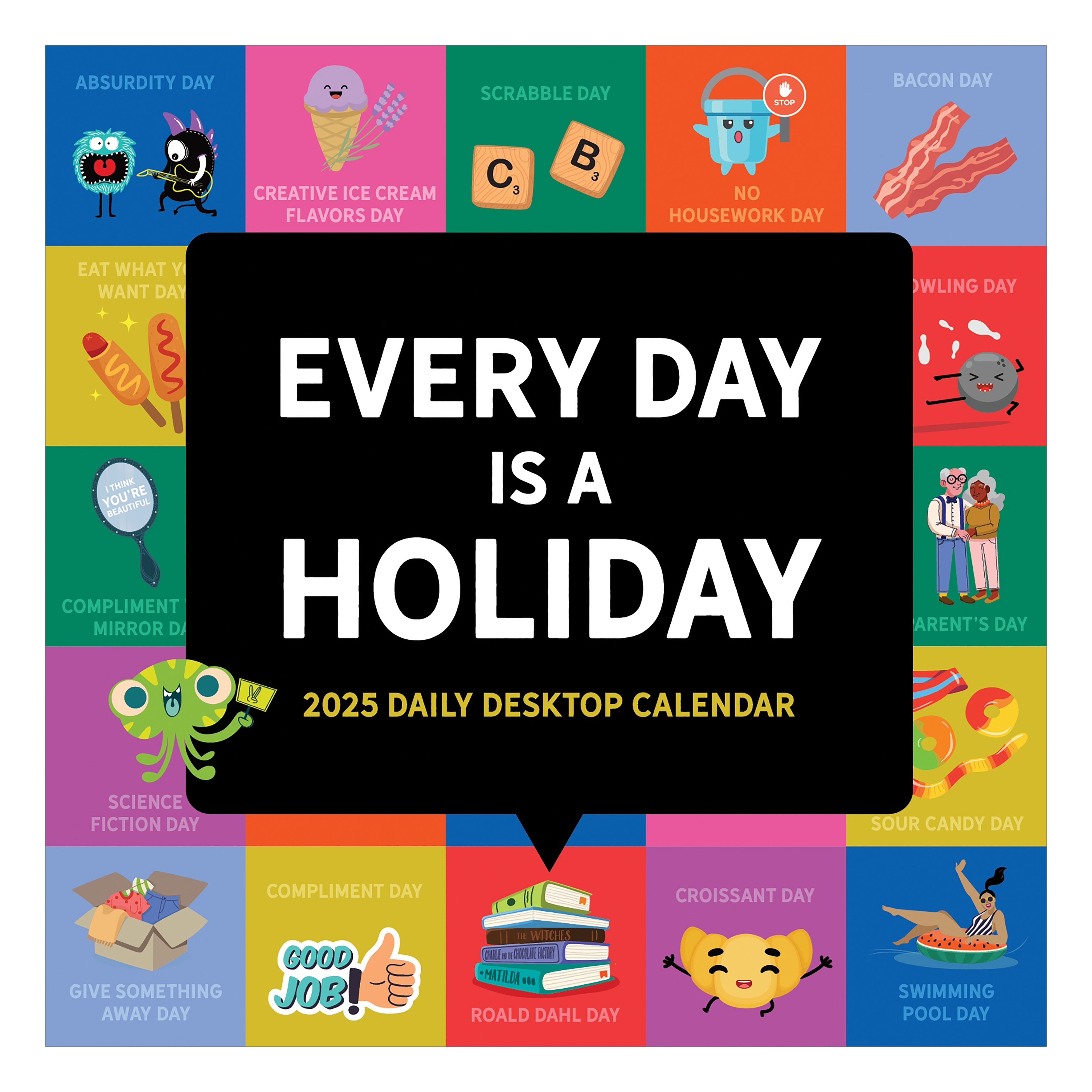 2025 Every Day's A Holiday - Daily Boxed Page-A-Day Calendar