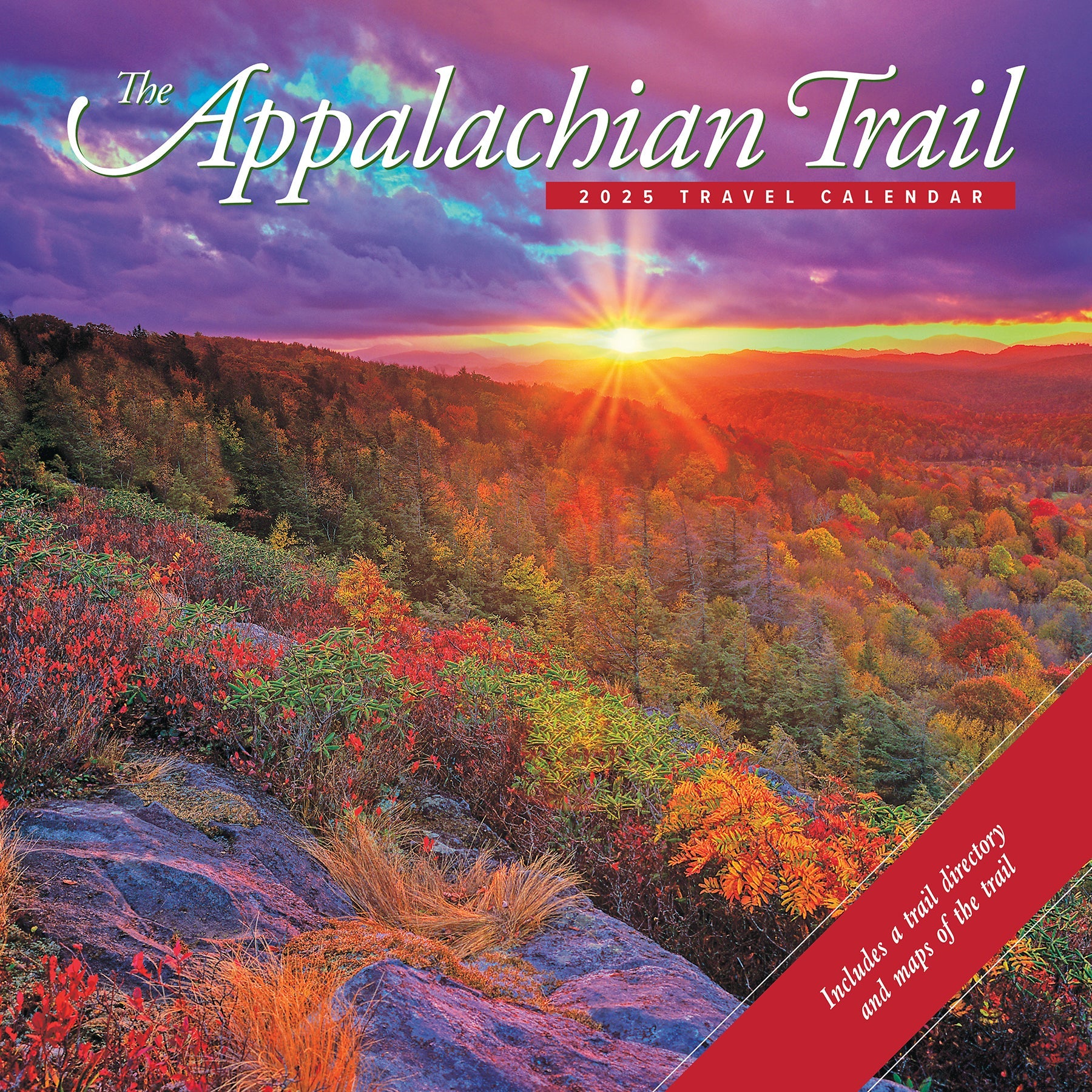 2025 Appalachian Trail - Square Wall Calendar