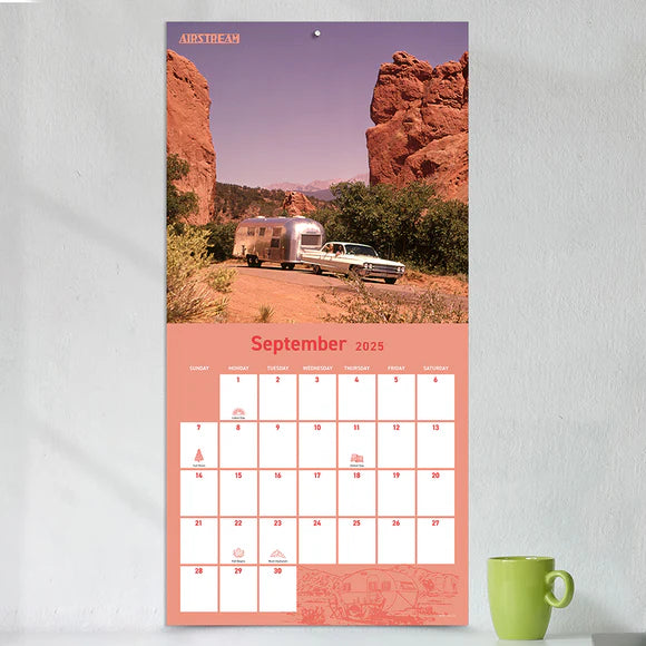 2025 Airstream: Heritage - Square Wall Calendar