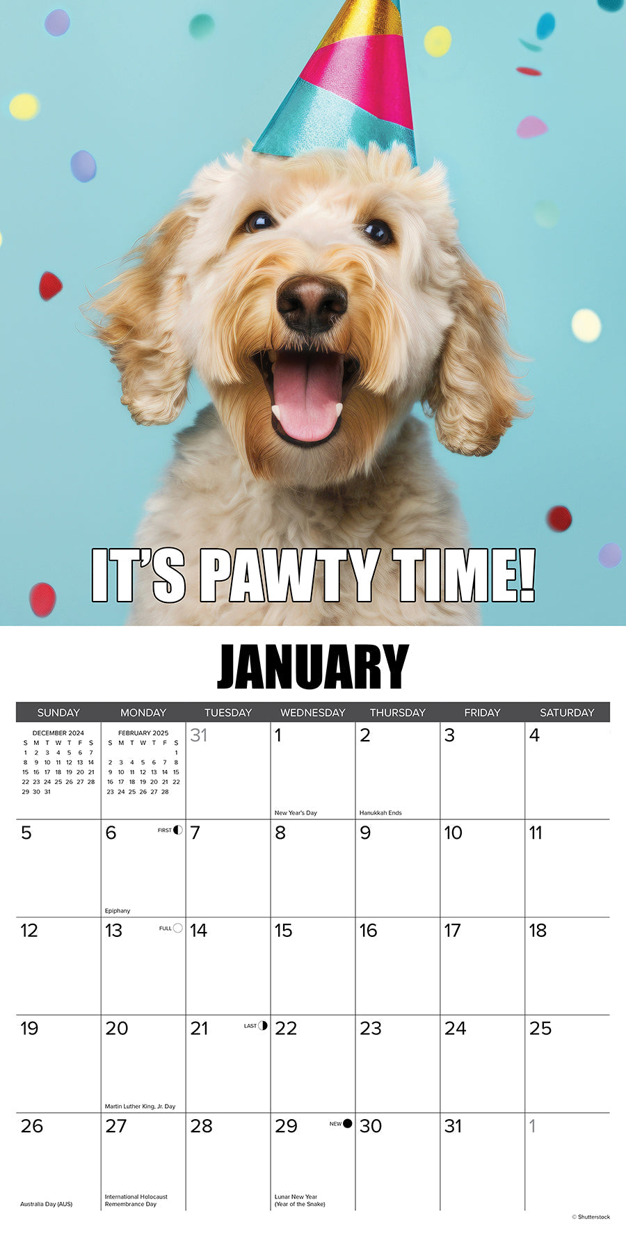 2025 Dog-Gone-It - Square Wall Calendar