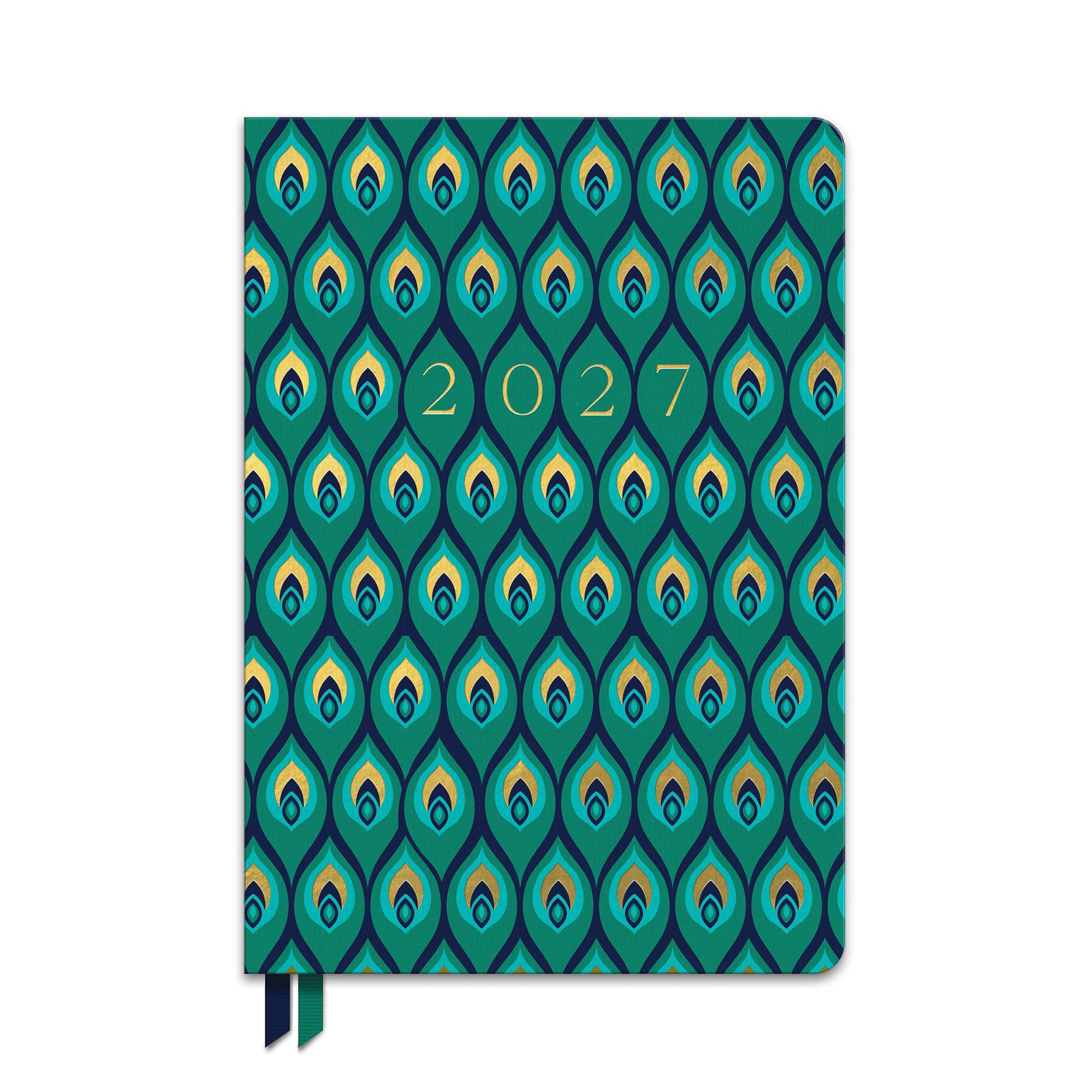 2027 Cascading Plumes Clara Clothbound Planner
