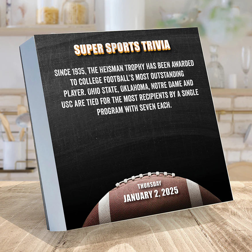 2025 Sports Facts & Trivia - Daily Boxed Page-A-Day Calendar