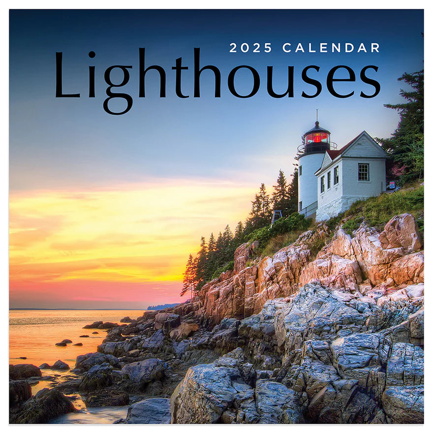 2025 Lighthouses - Mini Wall Calendar