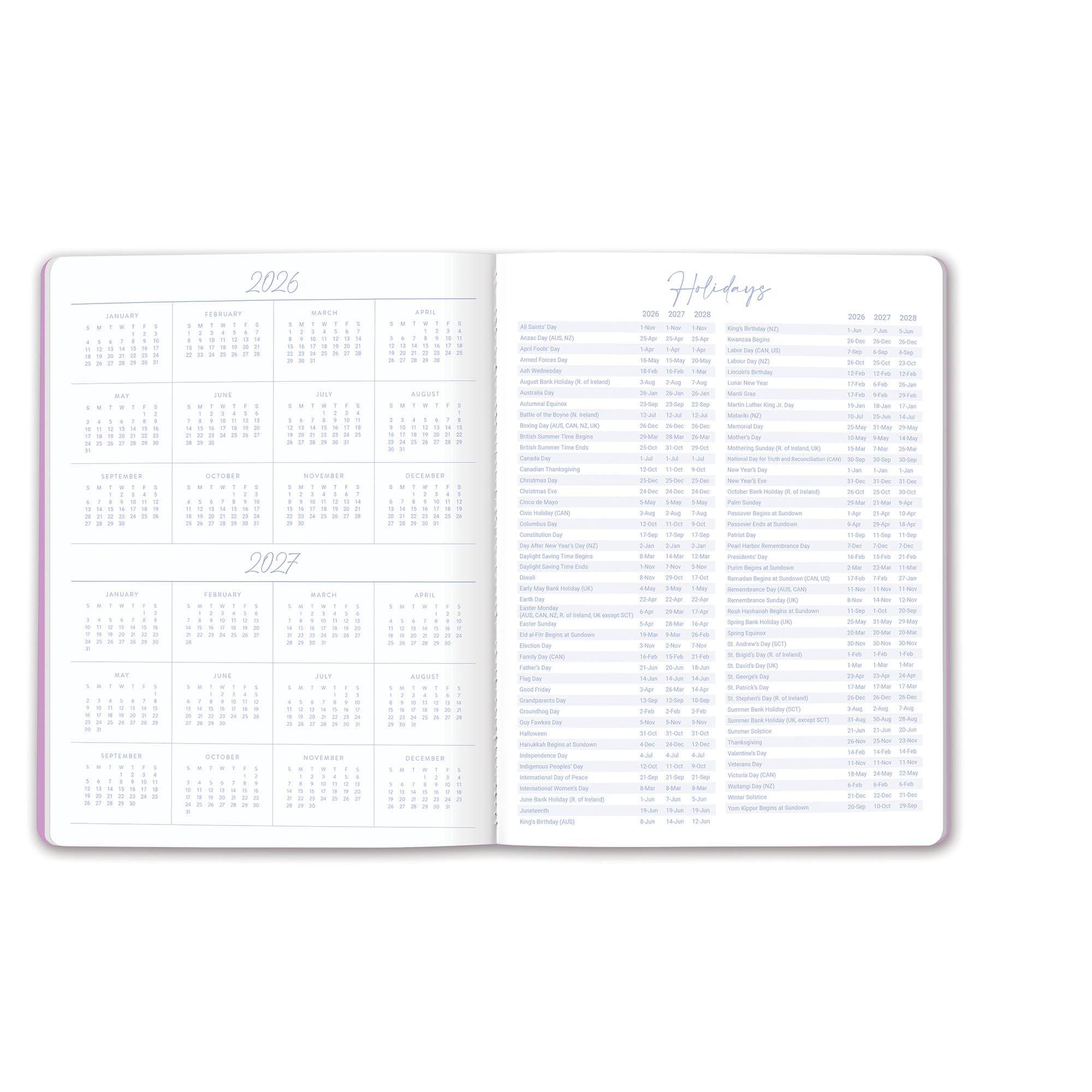 2027 Bella Flora Just Right Monthly Planner