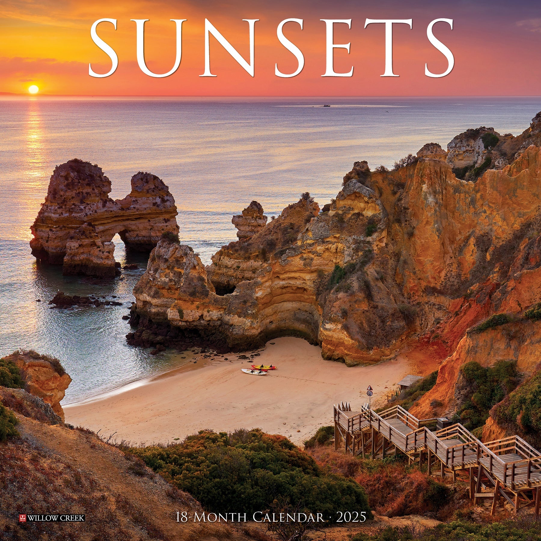 2025 Sunsets - Mini Wall Calendar