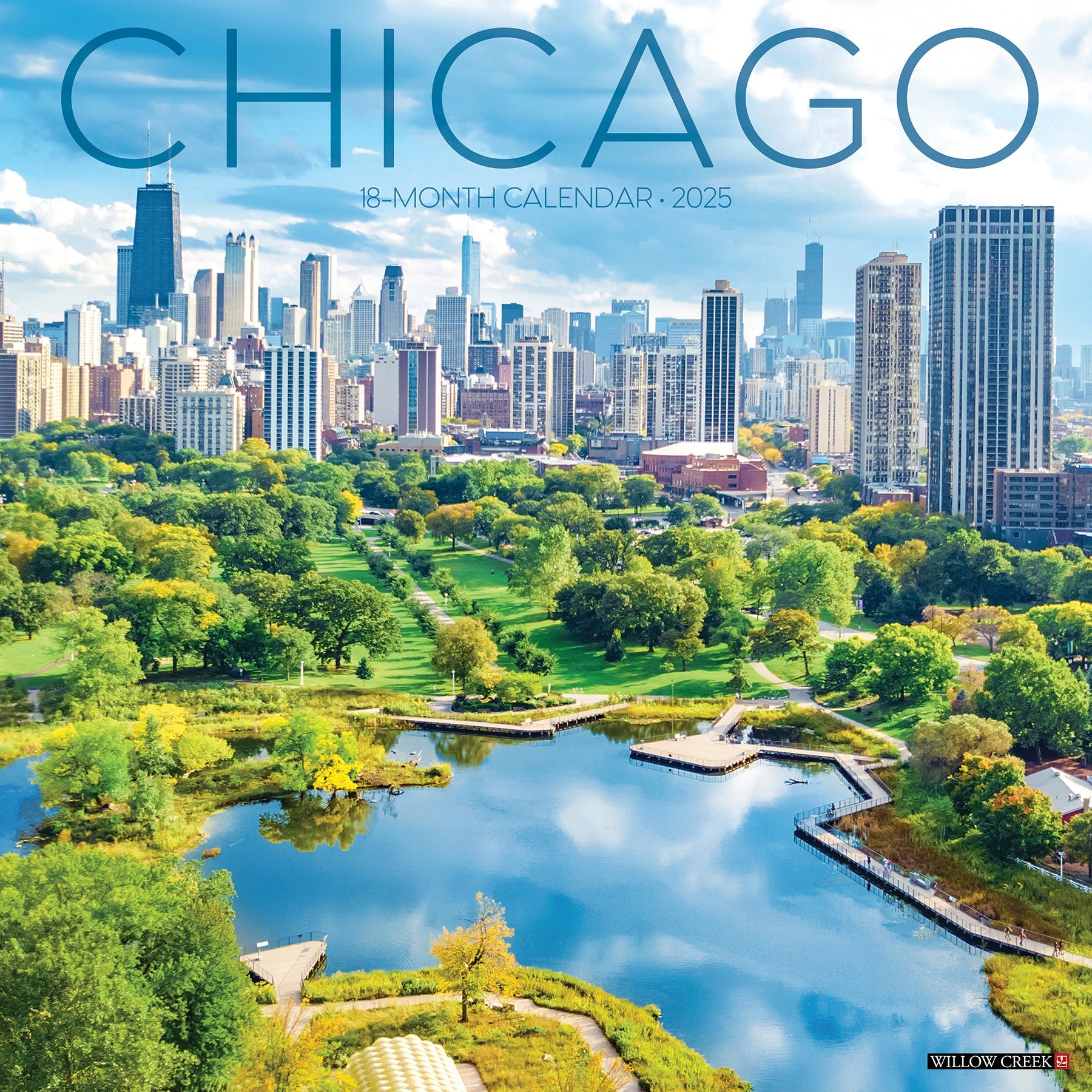 2025 Chicago - Square Wall Calendar