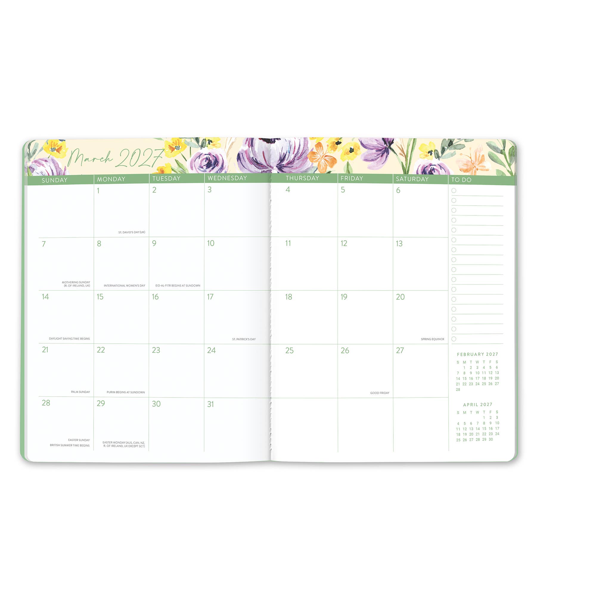 2027 Bella Flora Just Right Monthly Planner