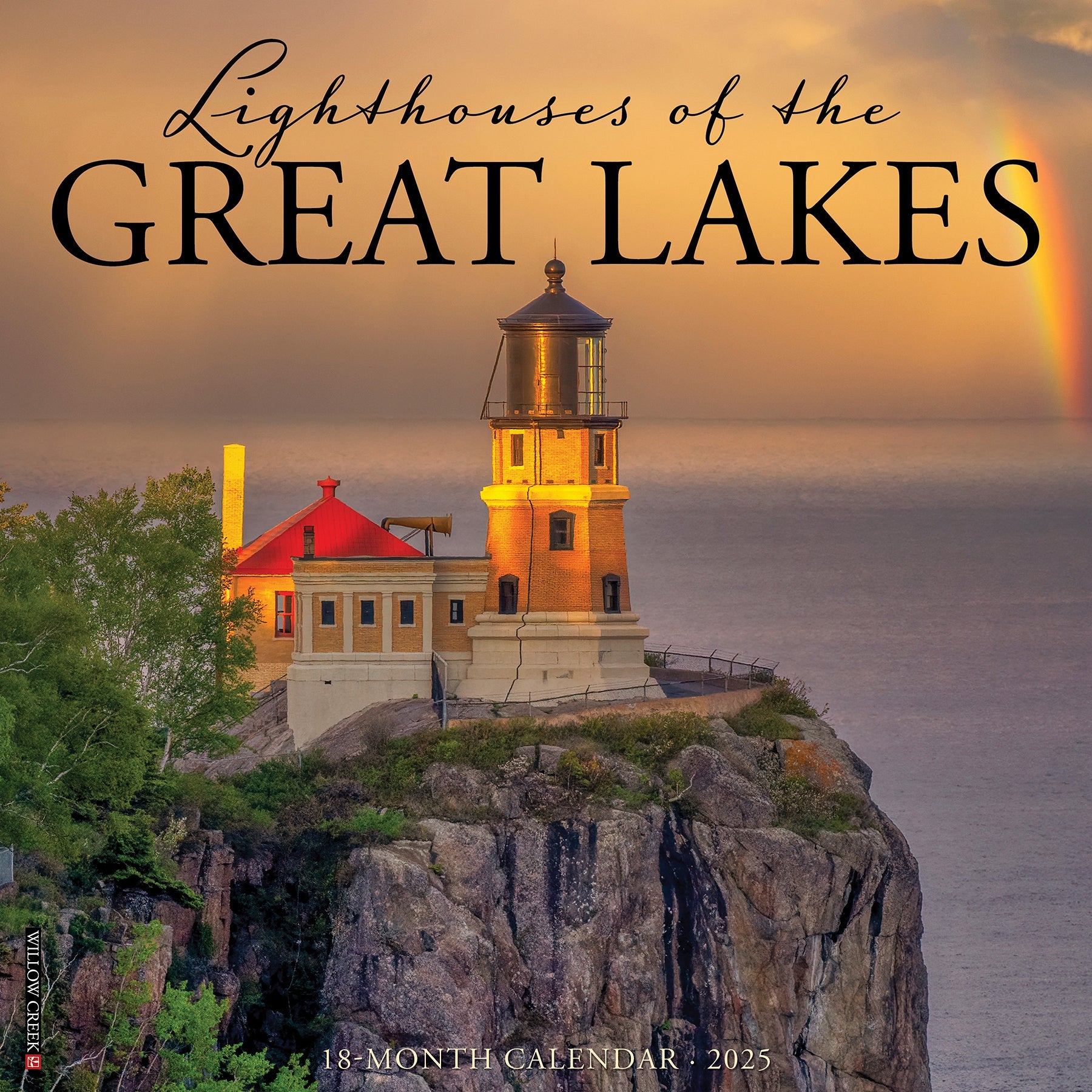 2025 Lighthouses of the Great Lakes - Square Wall Calendar