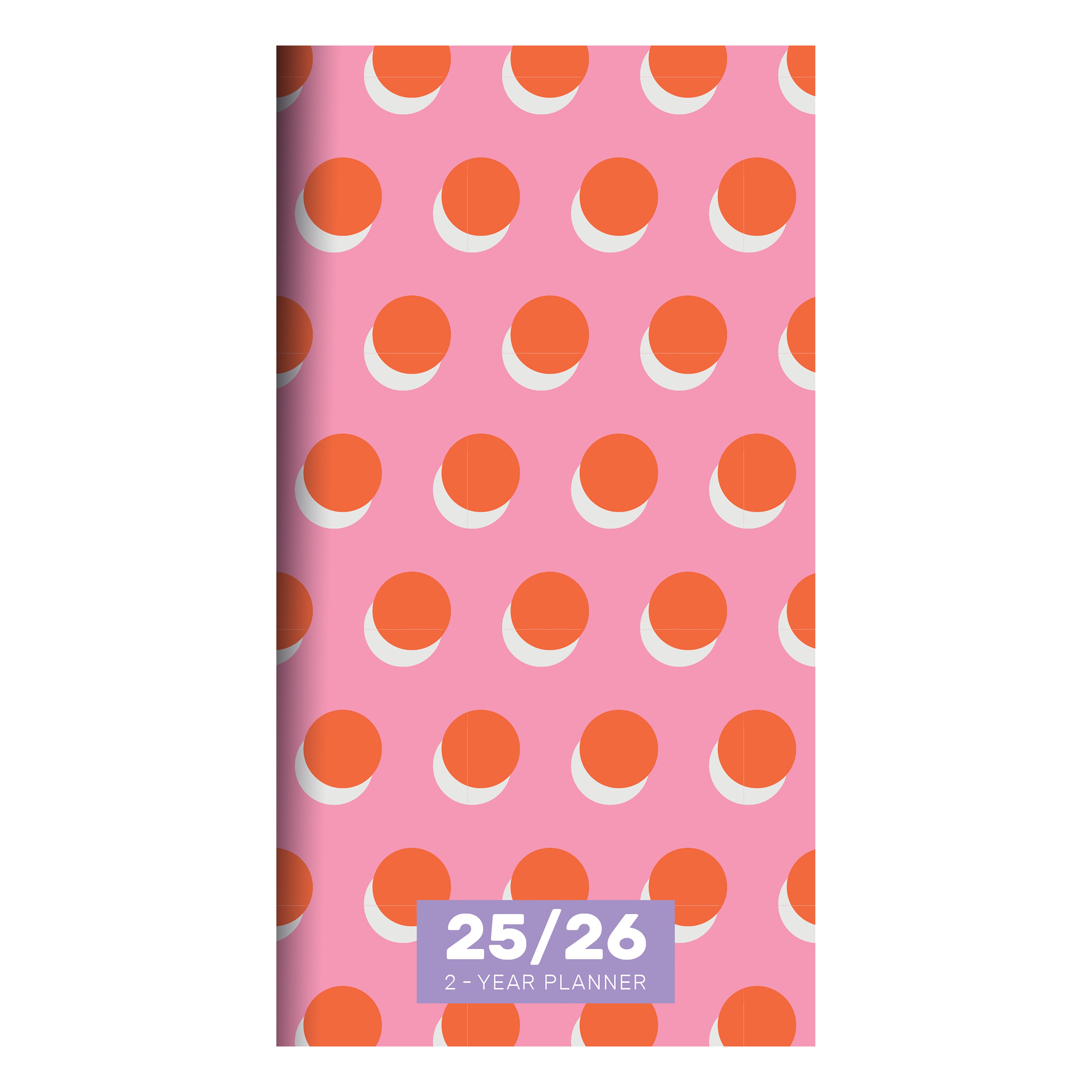2025-2026 Pink Orange Crush - Small Monthly Pocket Diary/Planner