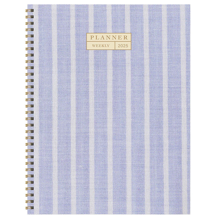 2025 Harper Blue - Large Monthly & Weekly Diary/Planner