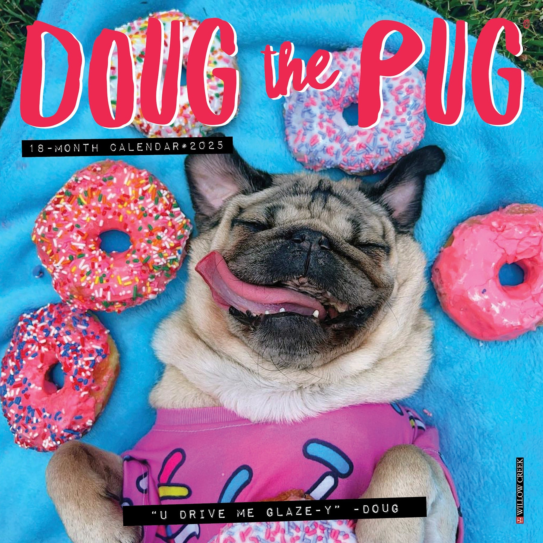 2025 Doug the Pug - Mini Wall Calendar