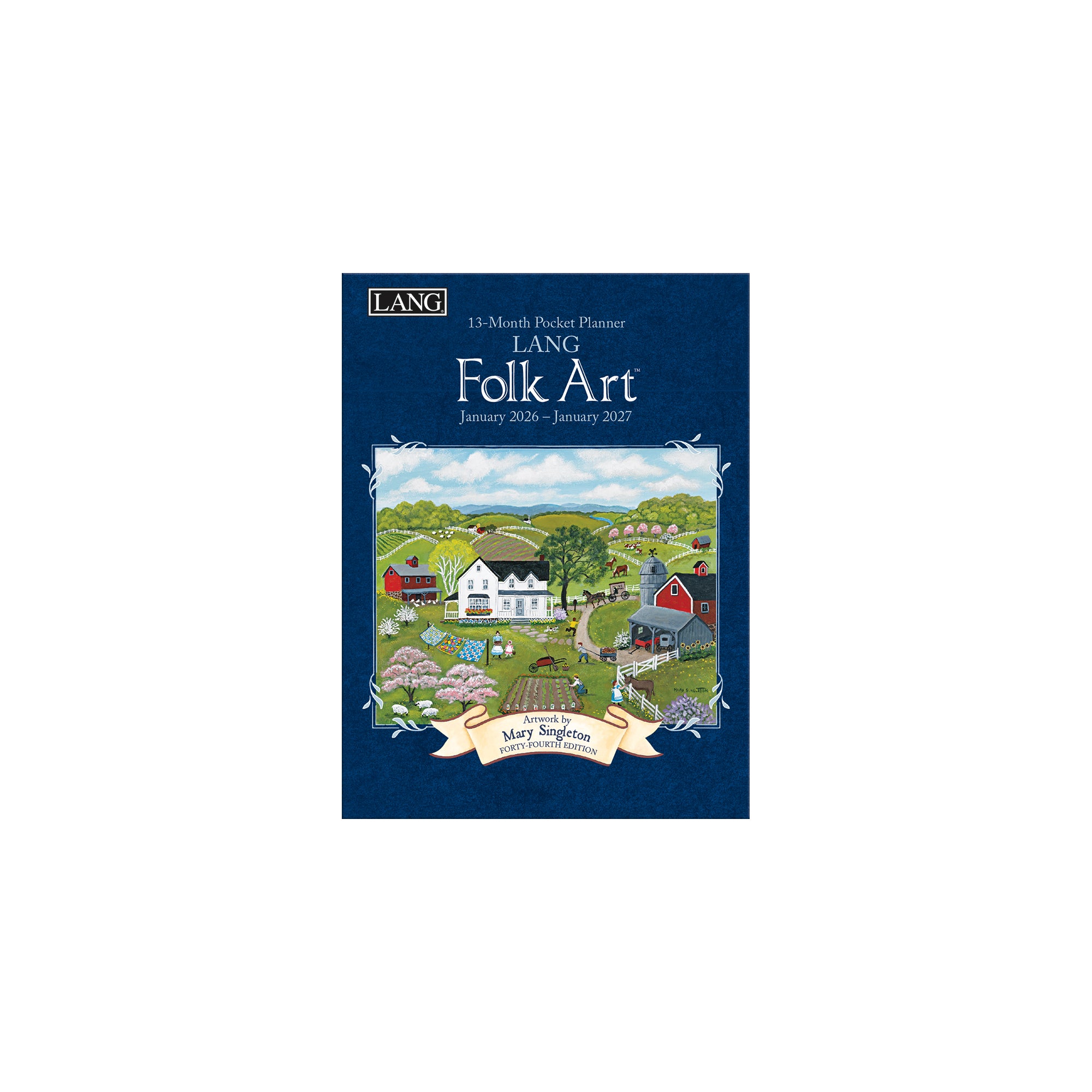 2026 LANG Folk Art™ - 13 Month Monthly Pocket Diary/Planner