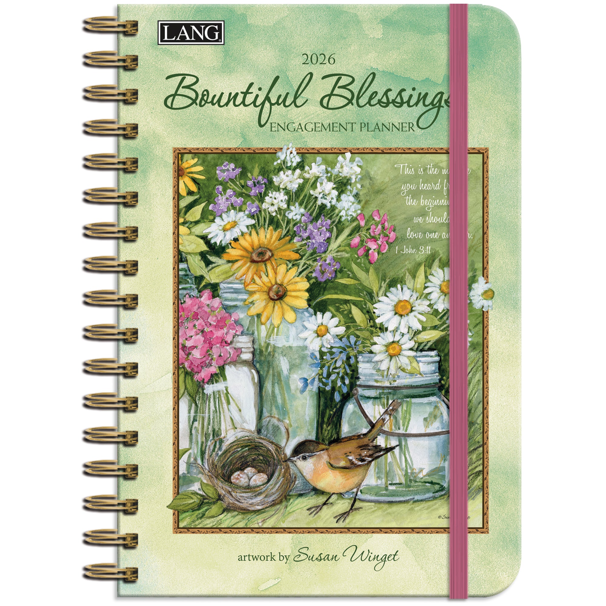 2026 LANG Bountiful Blessings™ - Spiral Monthly & Weekly Engagement Diary/Planner