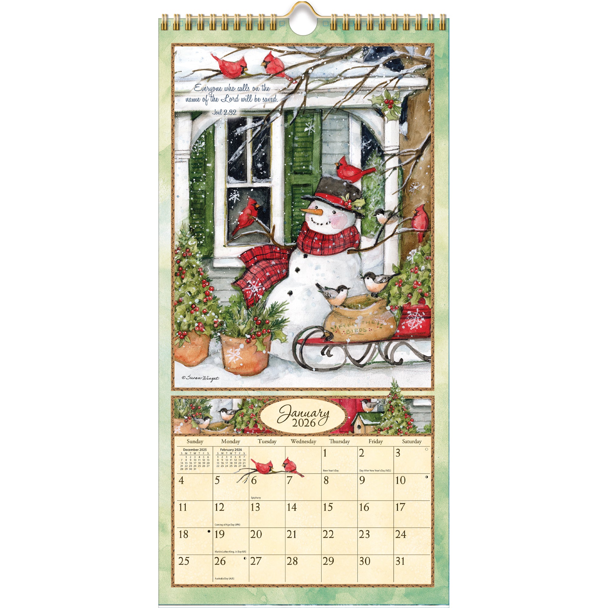 2026 LANG Bountiful Blessings™ - Slim Vertical Wall Calendar