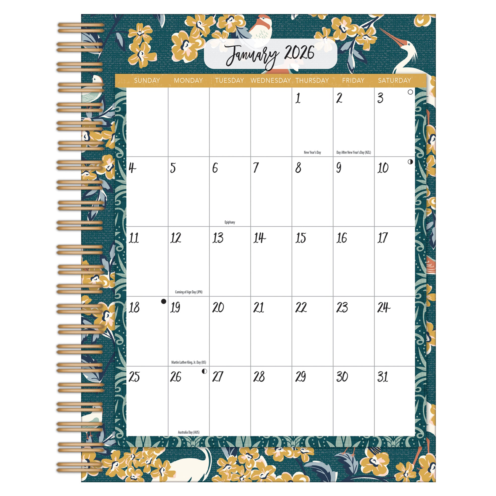 2026 LANG Flora & Fauna - File It Weekly Monthly Diary/Planner