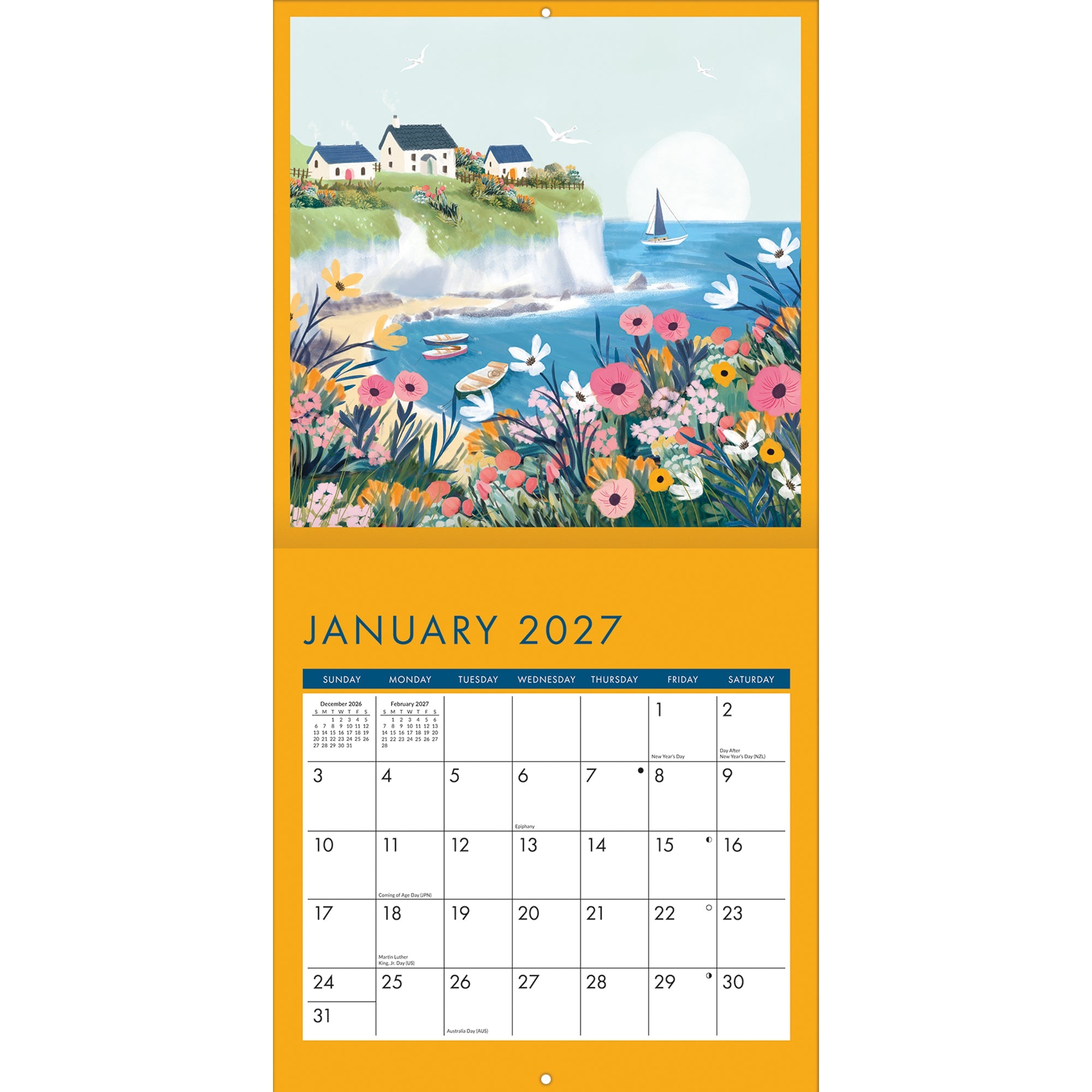2027 Beautiful Bright Places - Square Wall Calendar – image 3