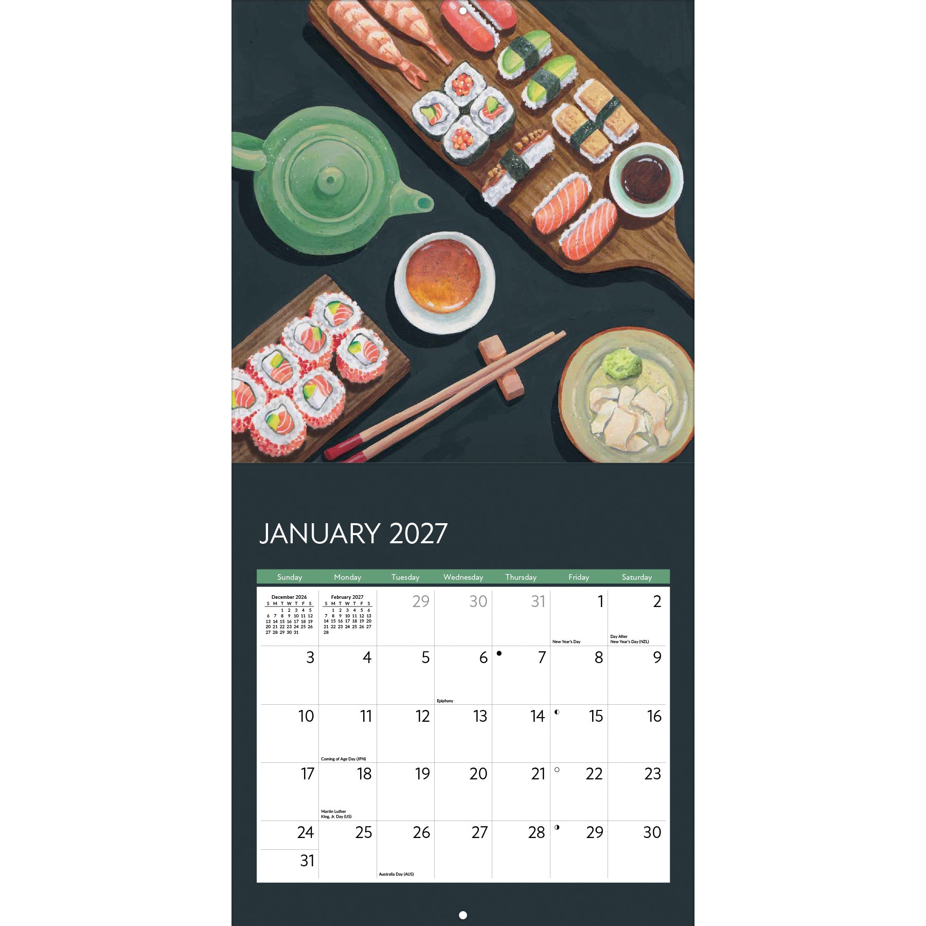 2027 Kitchen Table - Square Wall Calendar – image 3