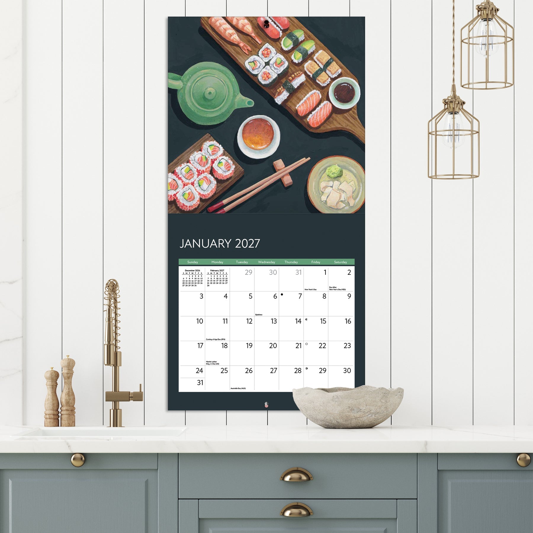 2027 Kitchen Table - Square Wall Calendar – image 5