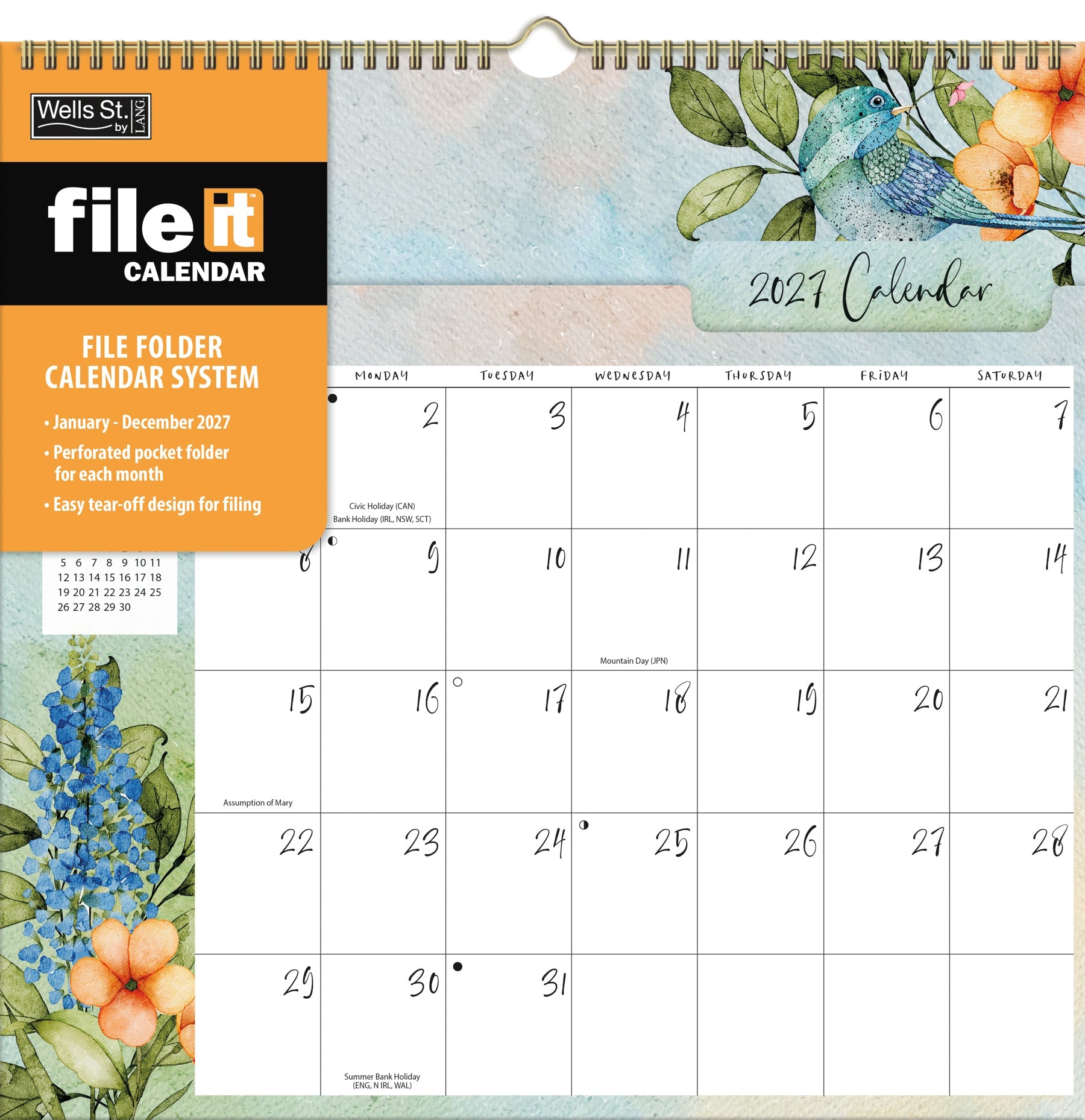 2027 Country Pleasures - File It Deluxe Wall Calendar – image 1