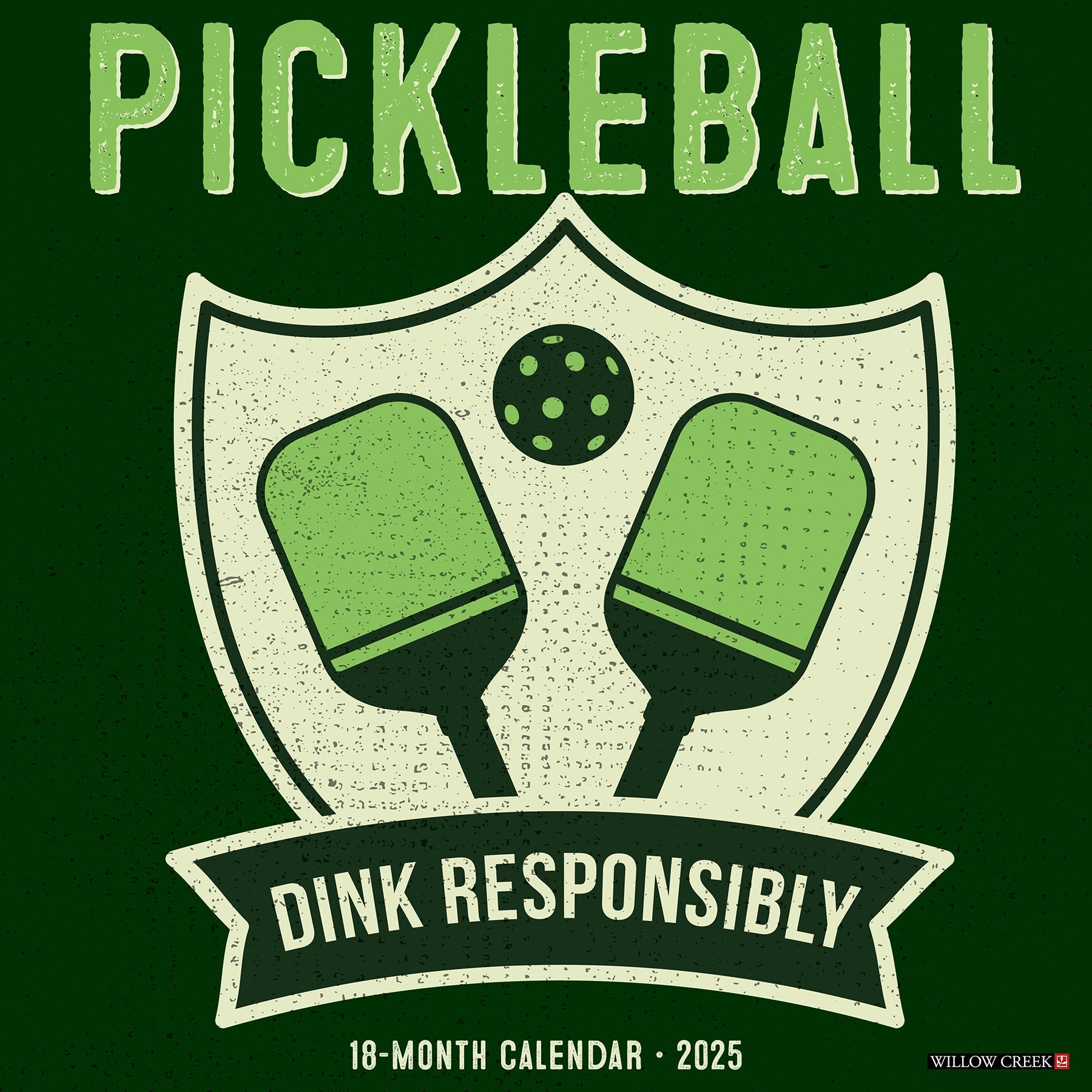 2025 Pickleball - Square Wall Calendar