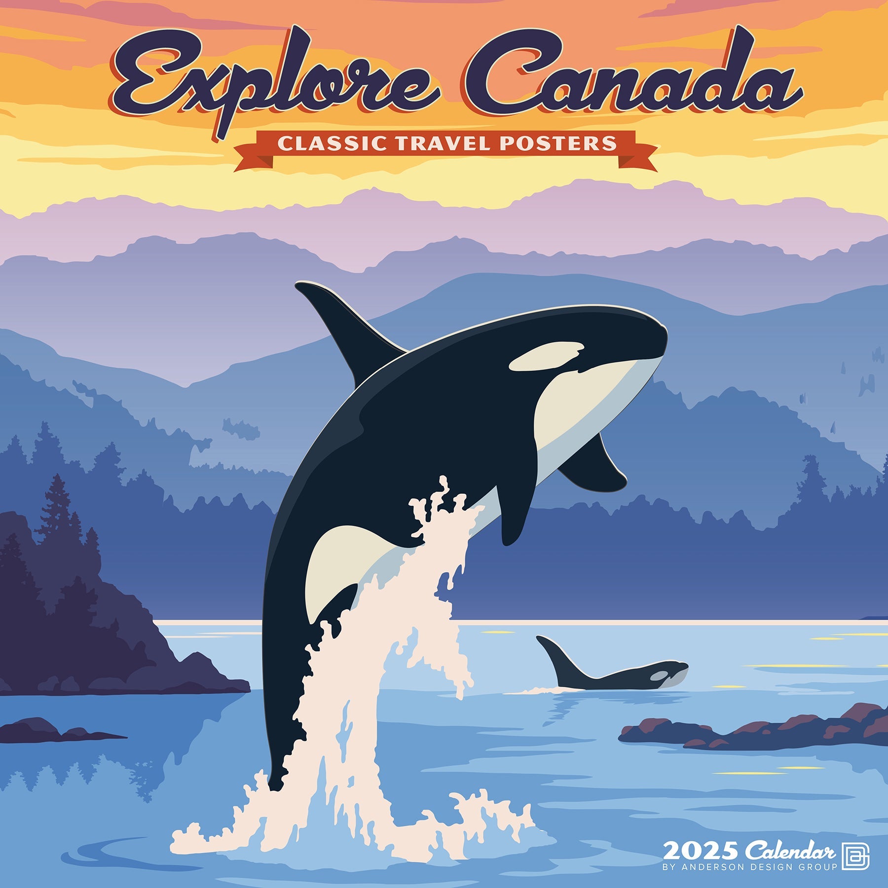 2025 Explore Canada (ADG) - Square Wall Calendar