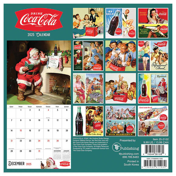 2025 Coca-Cola - Mini Wall Calendar