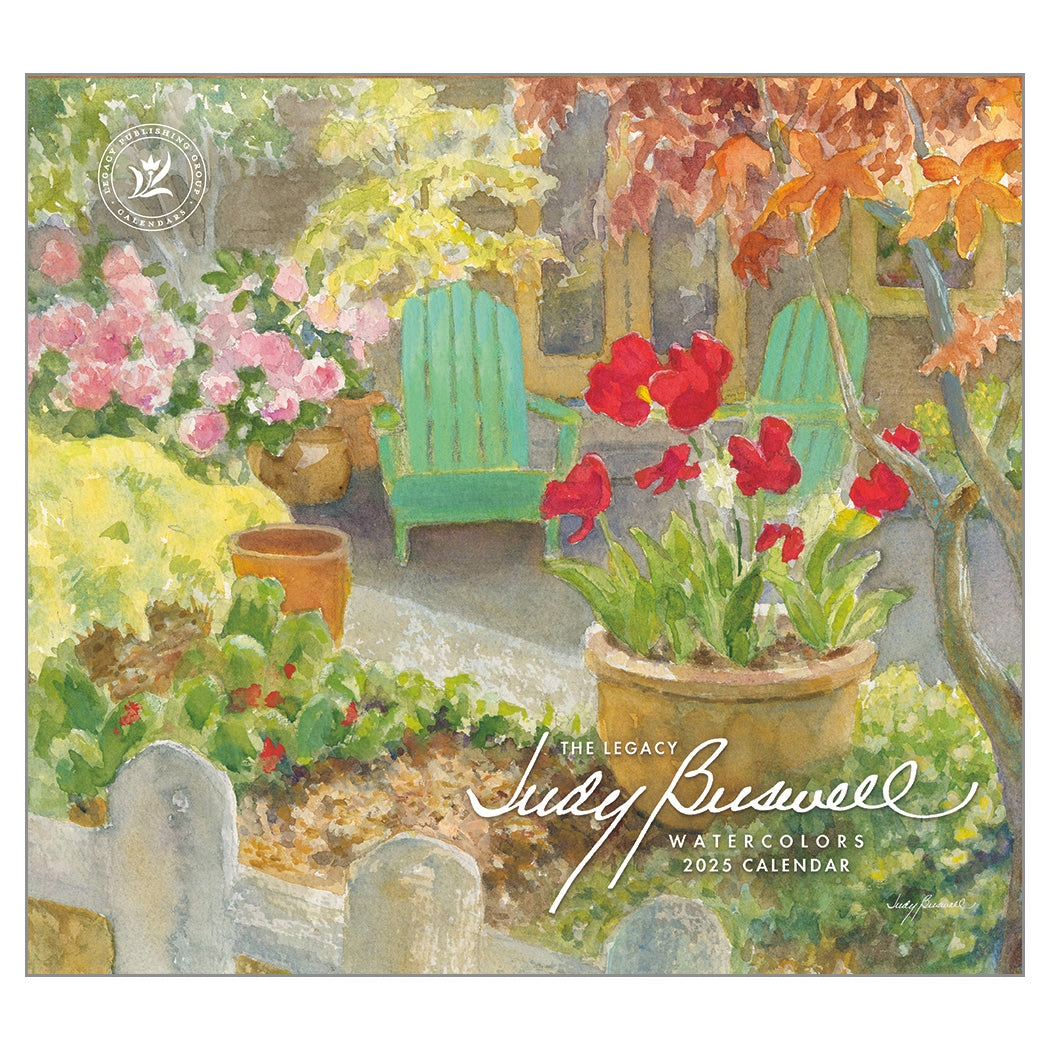 2025 Judy Buswell Watercolors - Legacy Deluxe Wall Calendar
