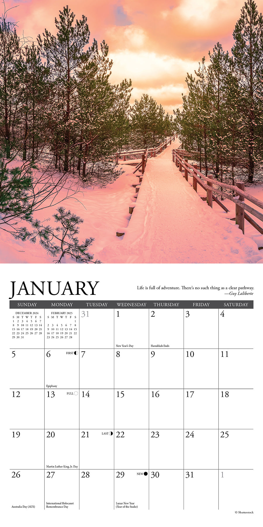 2025 Pathways - Mini Wall Calendar