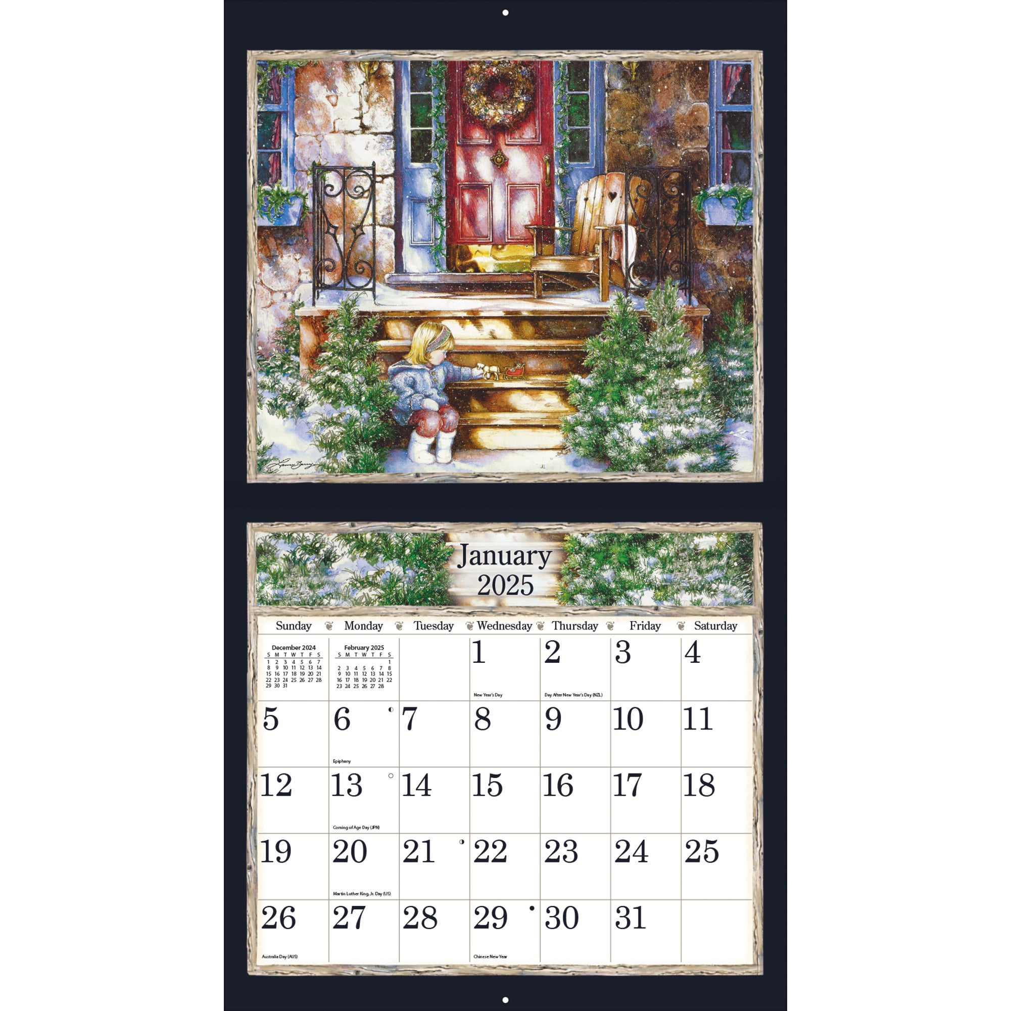 2025 Country Welcome By Laura Berry - LANG Deluxe Wall Calendar
