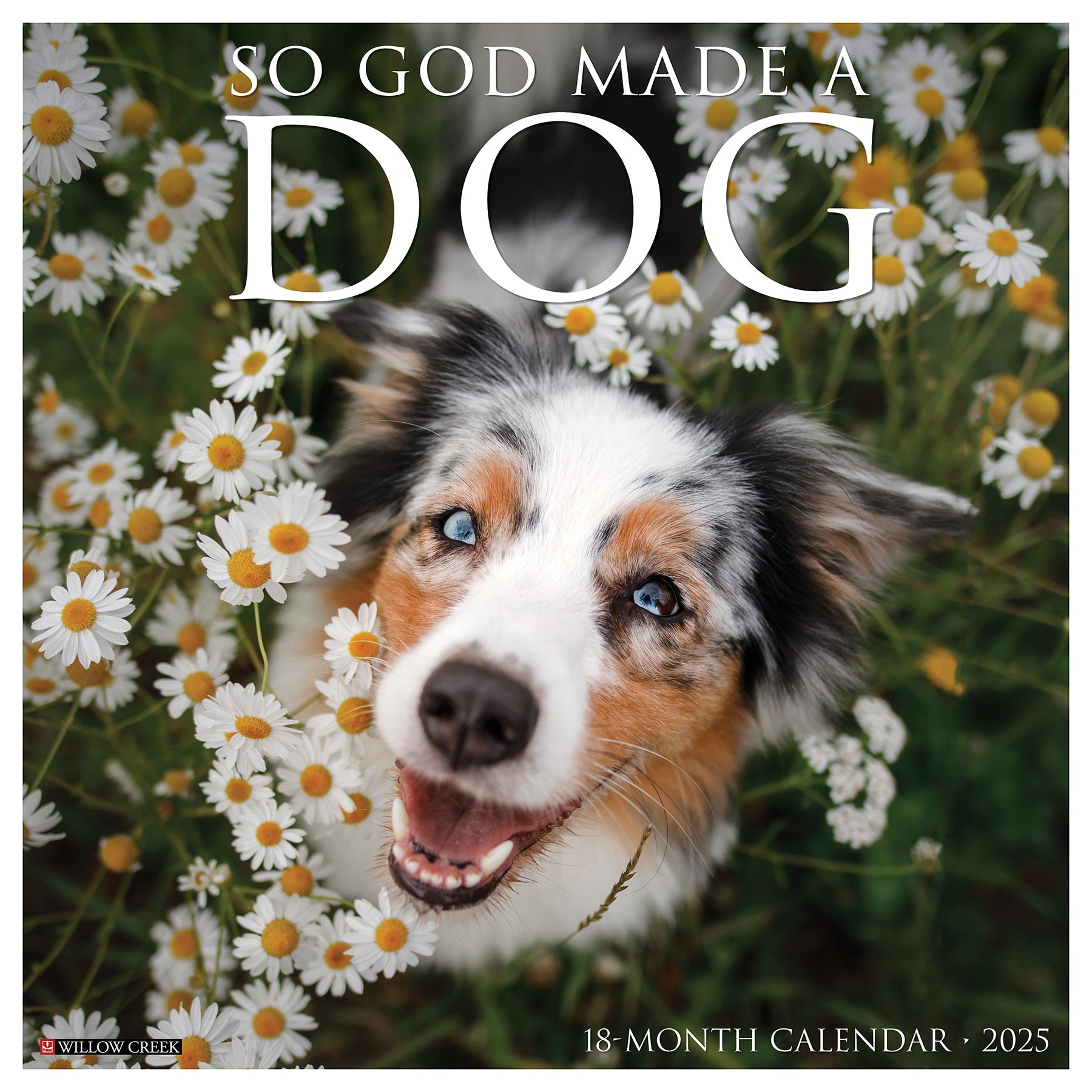 2025 So God Made a Dog - Square Wall Calendar