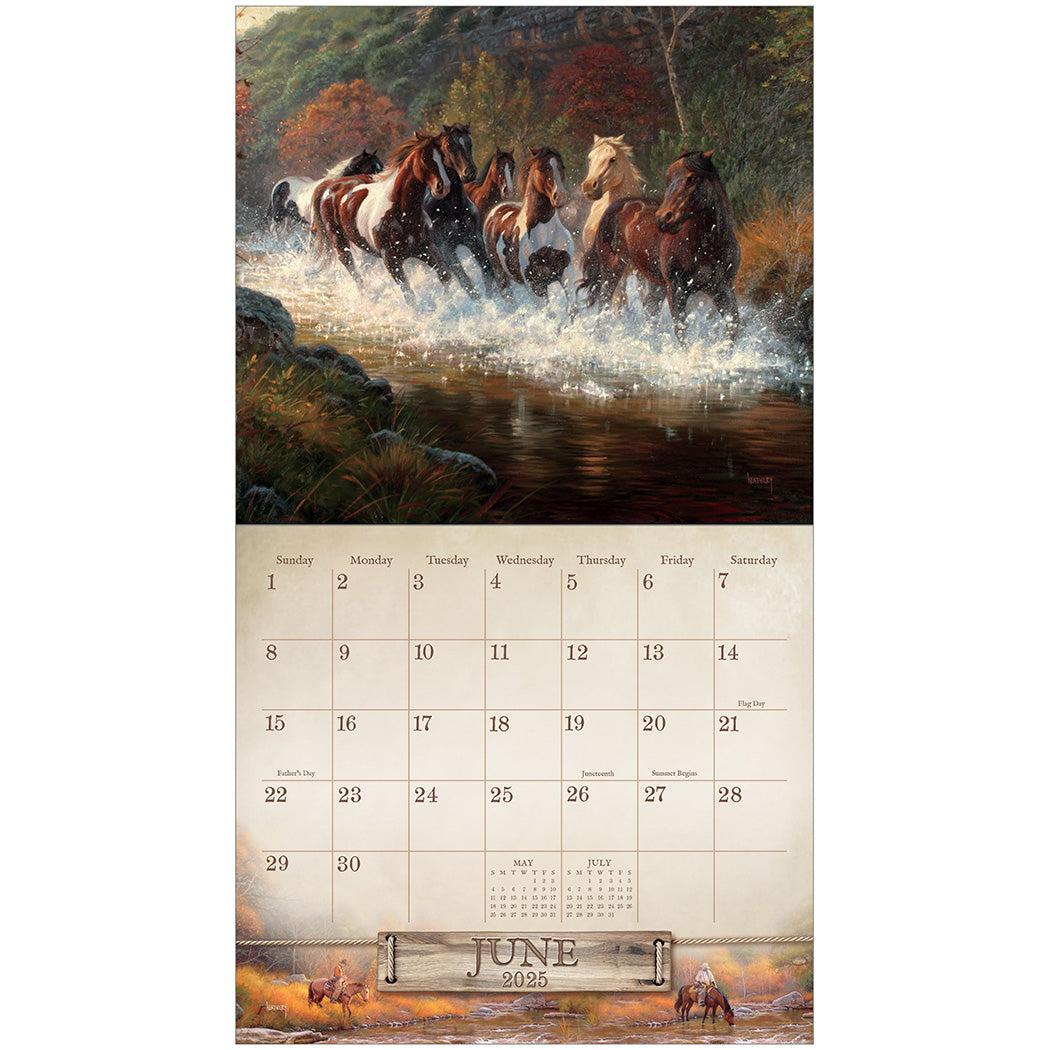 2025 Home On The Range - Legacy Deluxe Wall Calendar