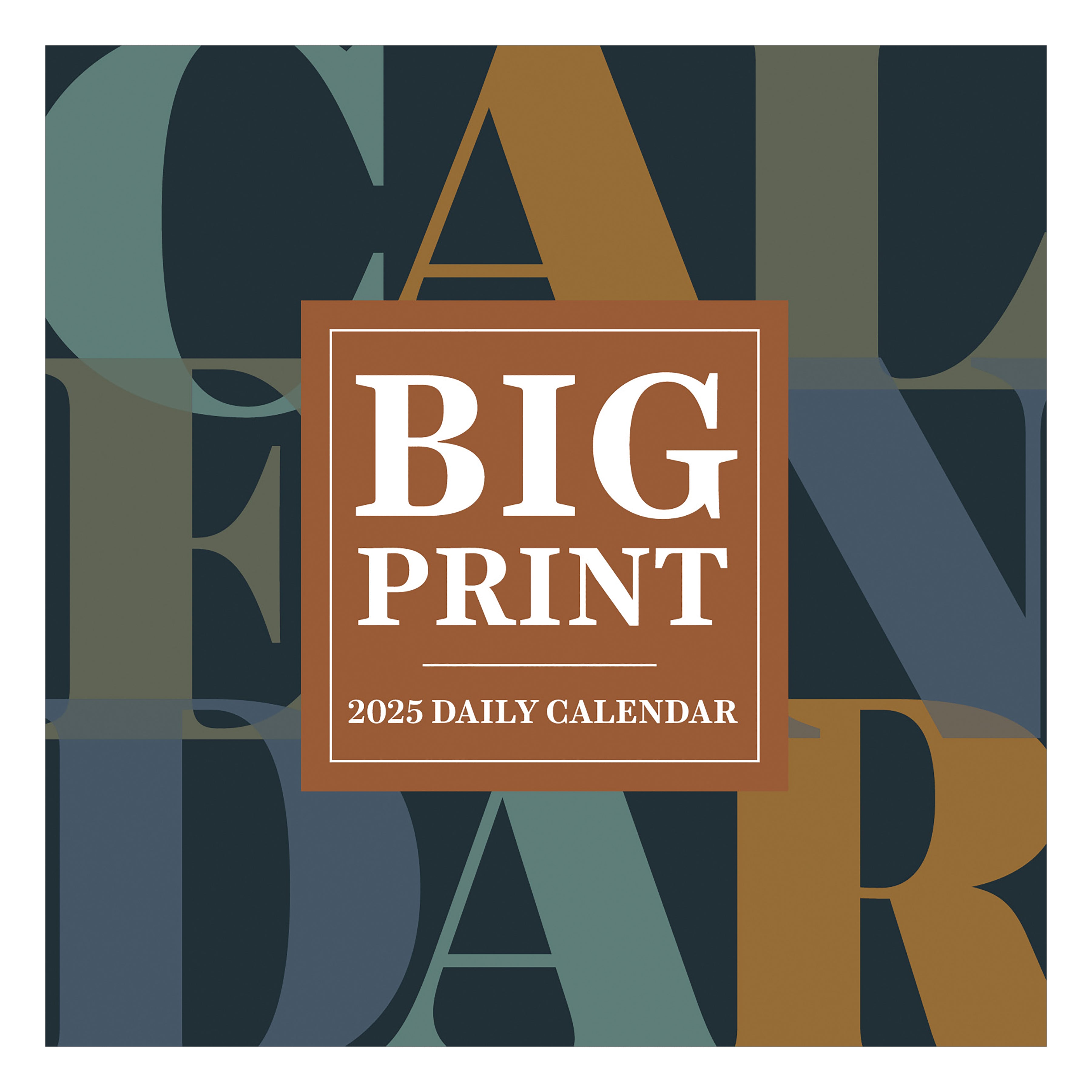 2025 Big Print - Daily Boxed Page-A-Day Calendar